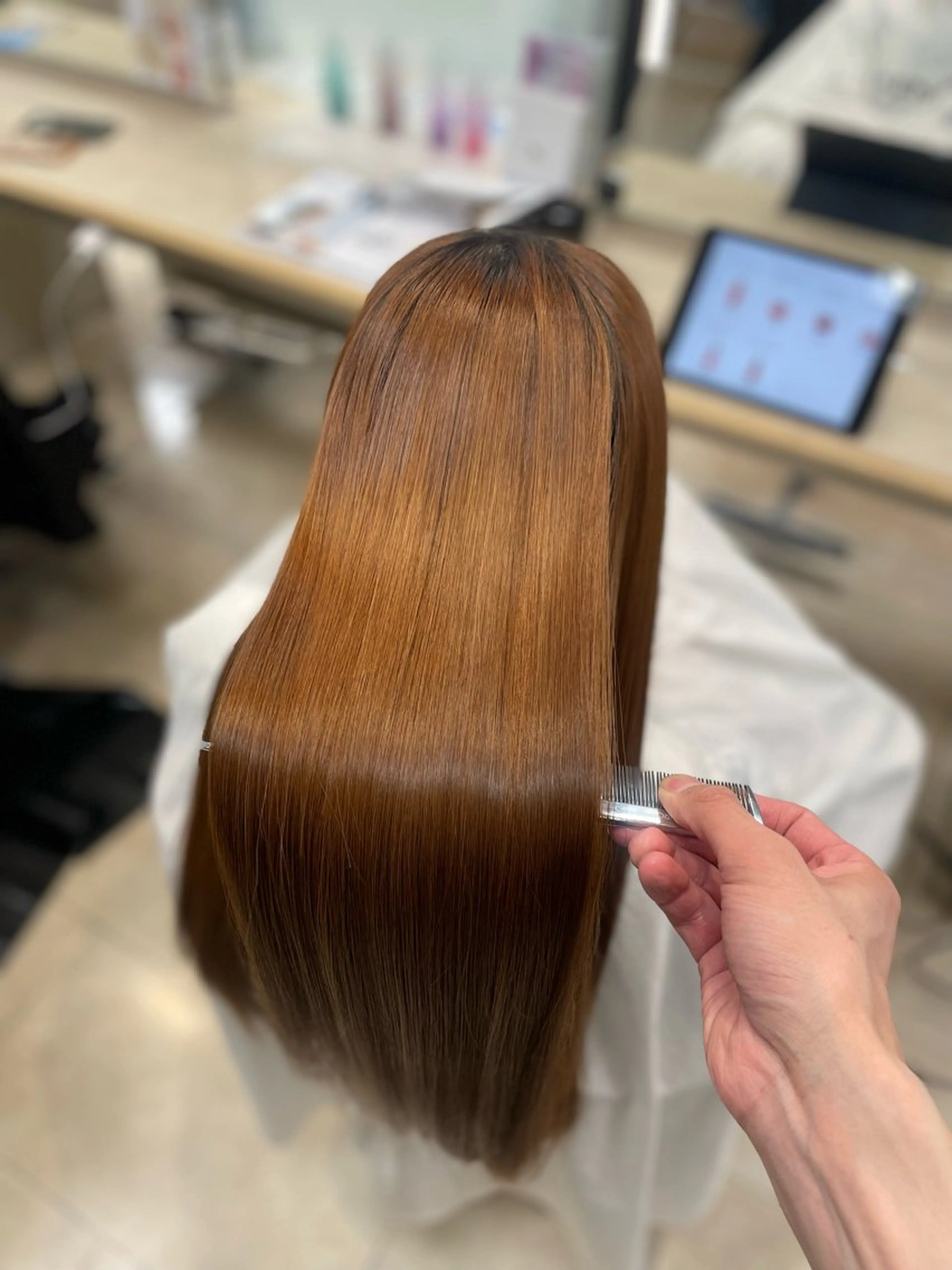 ロング シャドウパーマ／ 初パーマ　トモキのヘアスタイル