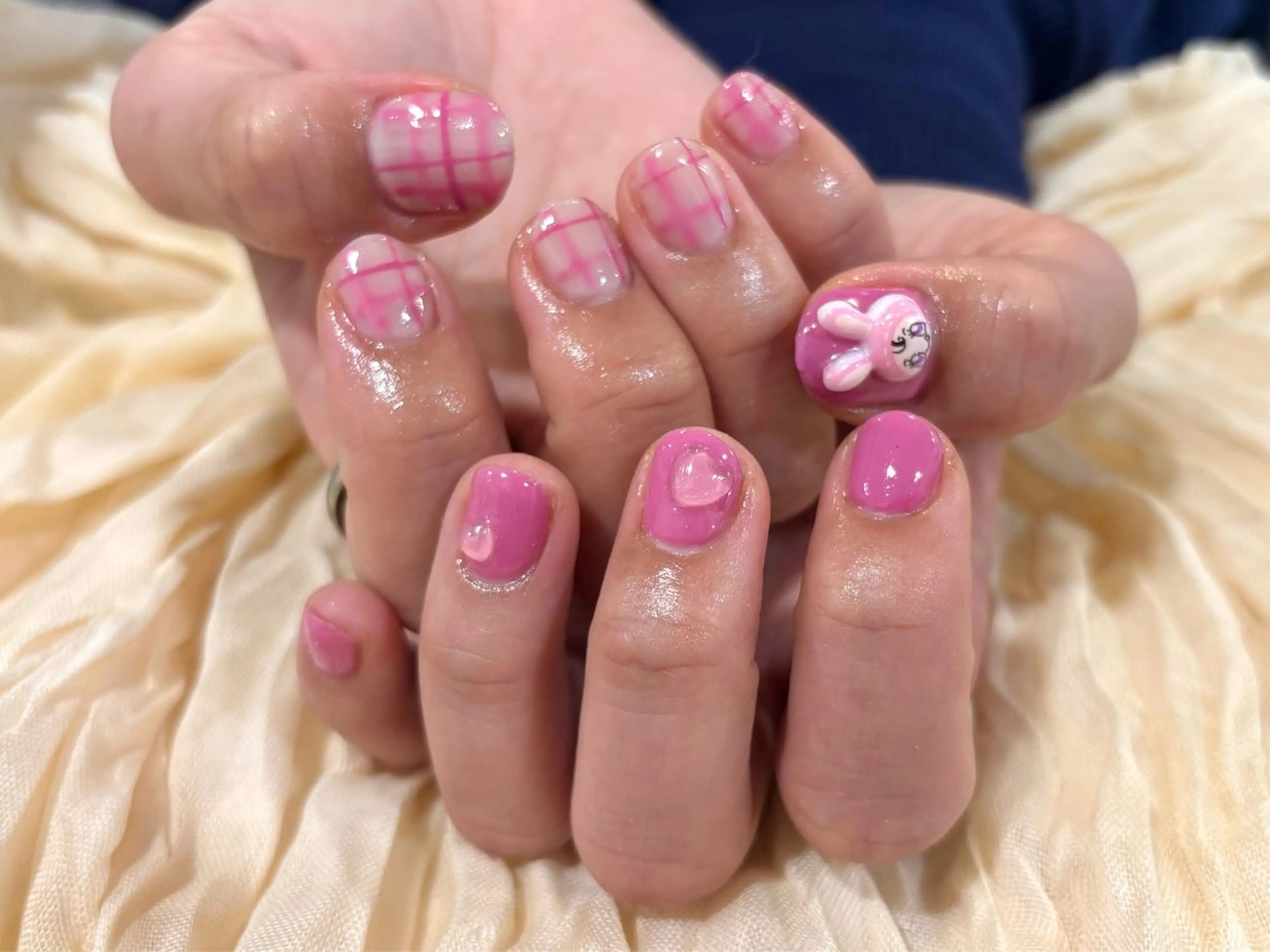 ネイル ハンドネイル Lino中目黒 🎀 パラジェルのネイルデザイン