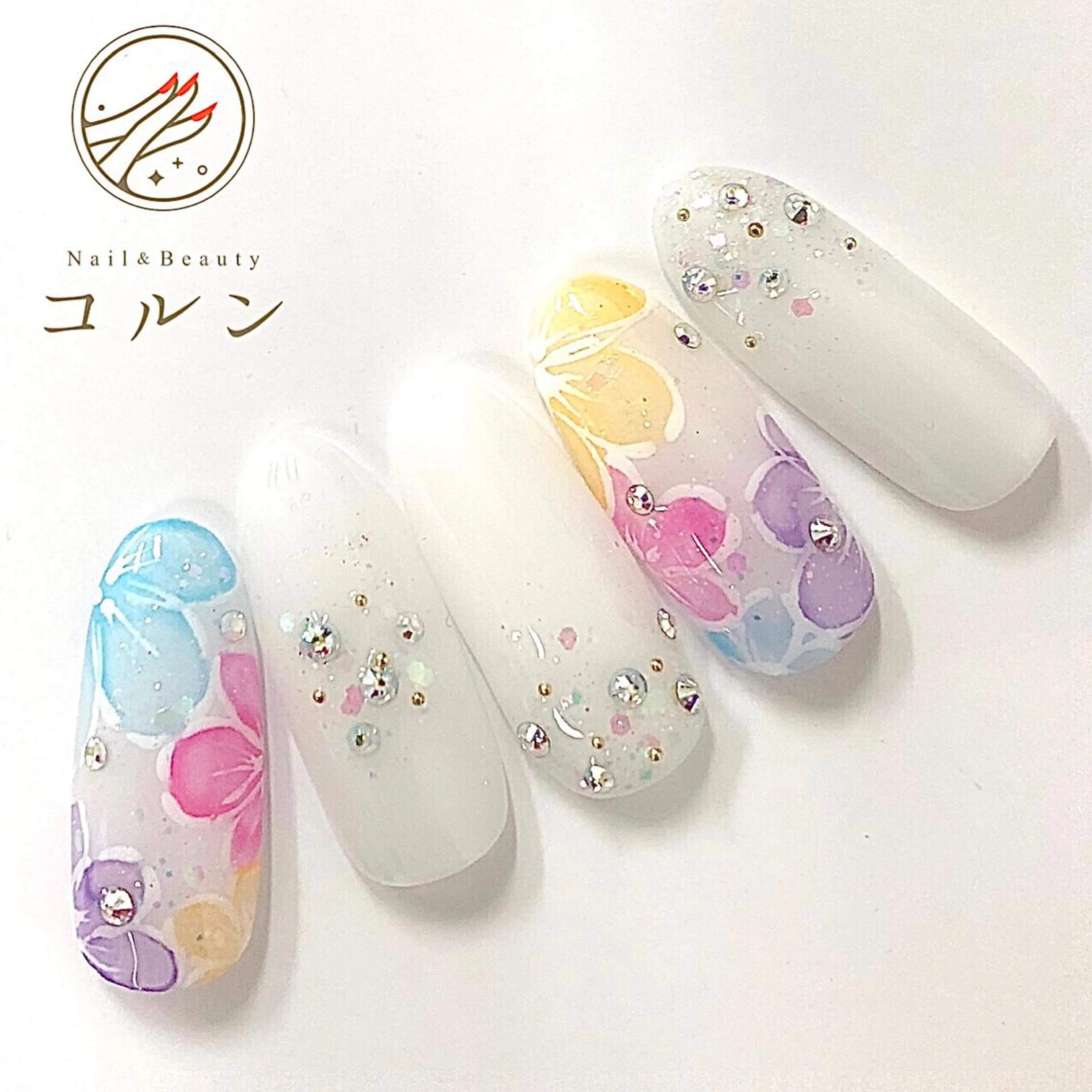 ネイル ハンドネイル フットネイル NailBeauty コルンのネイルデザイン