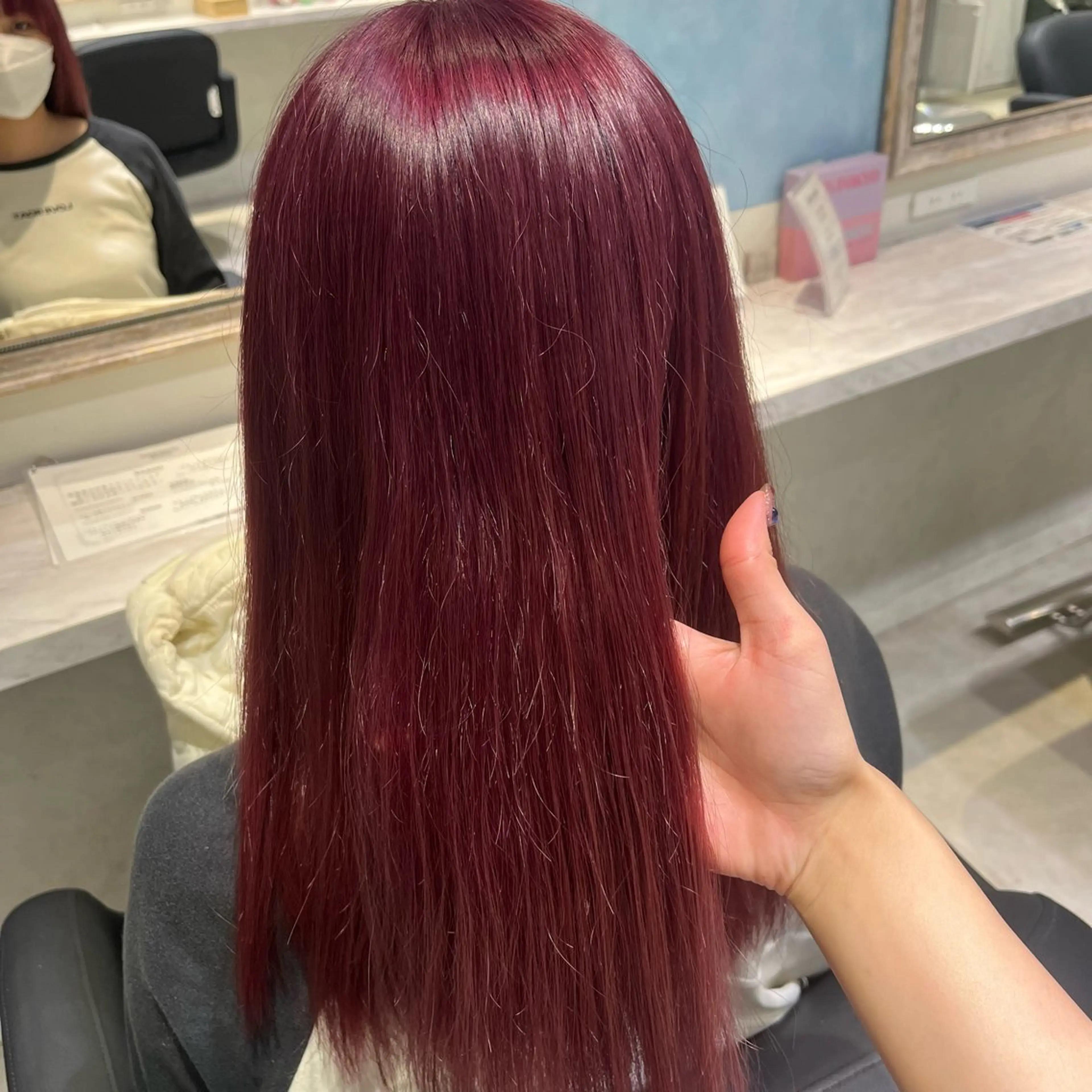 ロング カラー ブリーチ ハイトーンカラー ピンクカラー 💖ブリーチ/暖色 𝐘𝐮𝐢💖のヘアスタイル