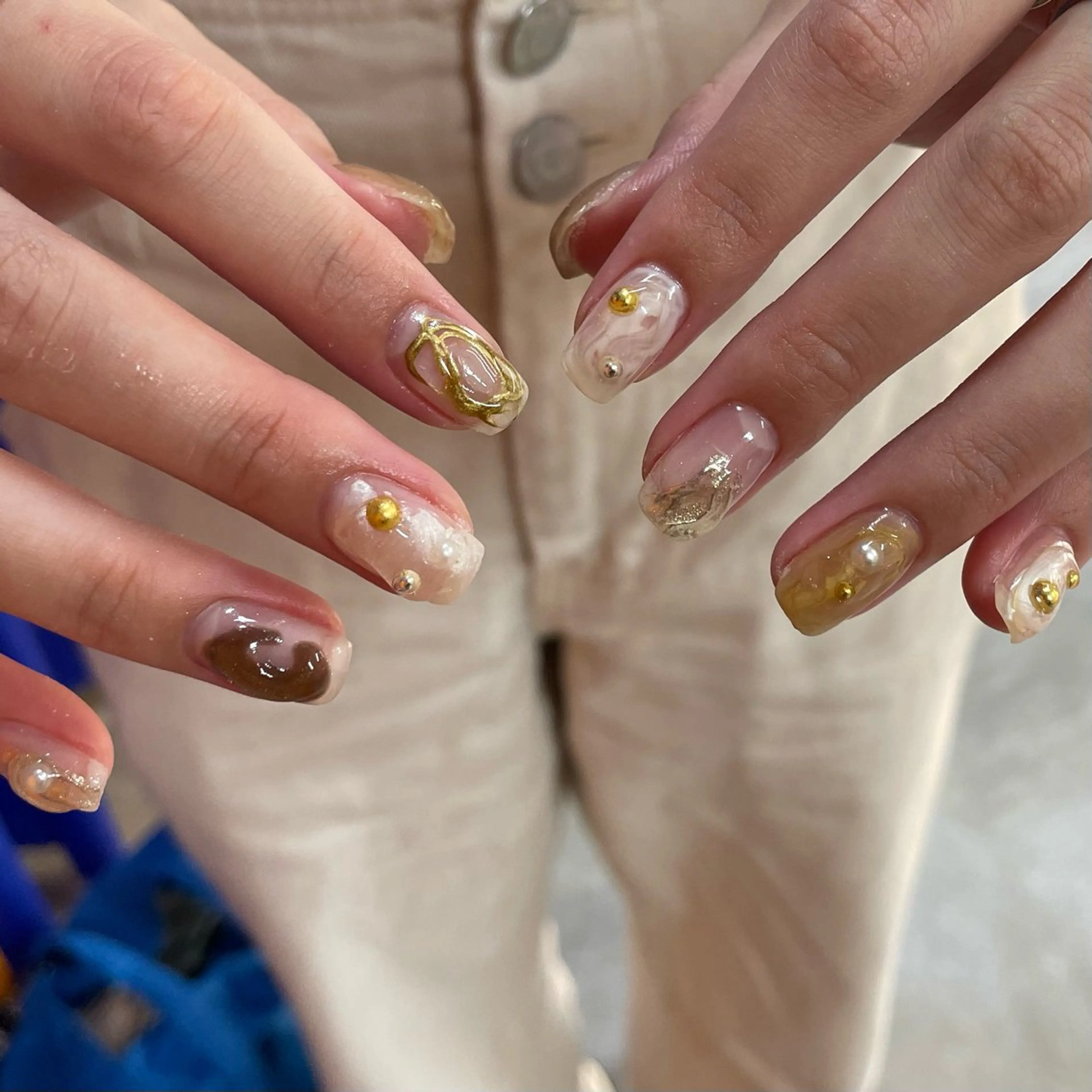 ネイル ハンドネイル ひめか🫁 推し概念・個性派のネイルデザイン