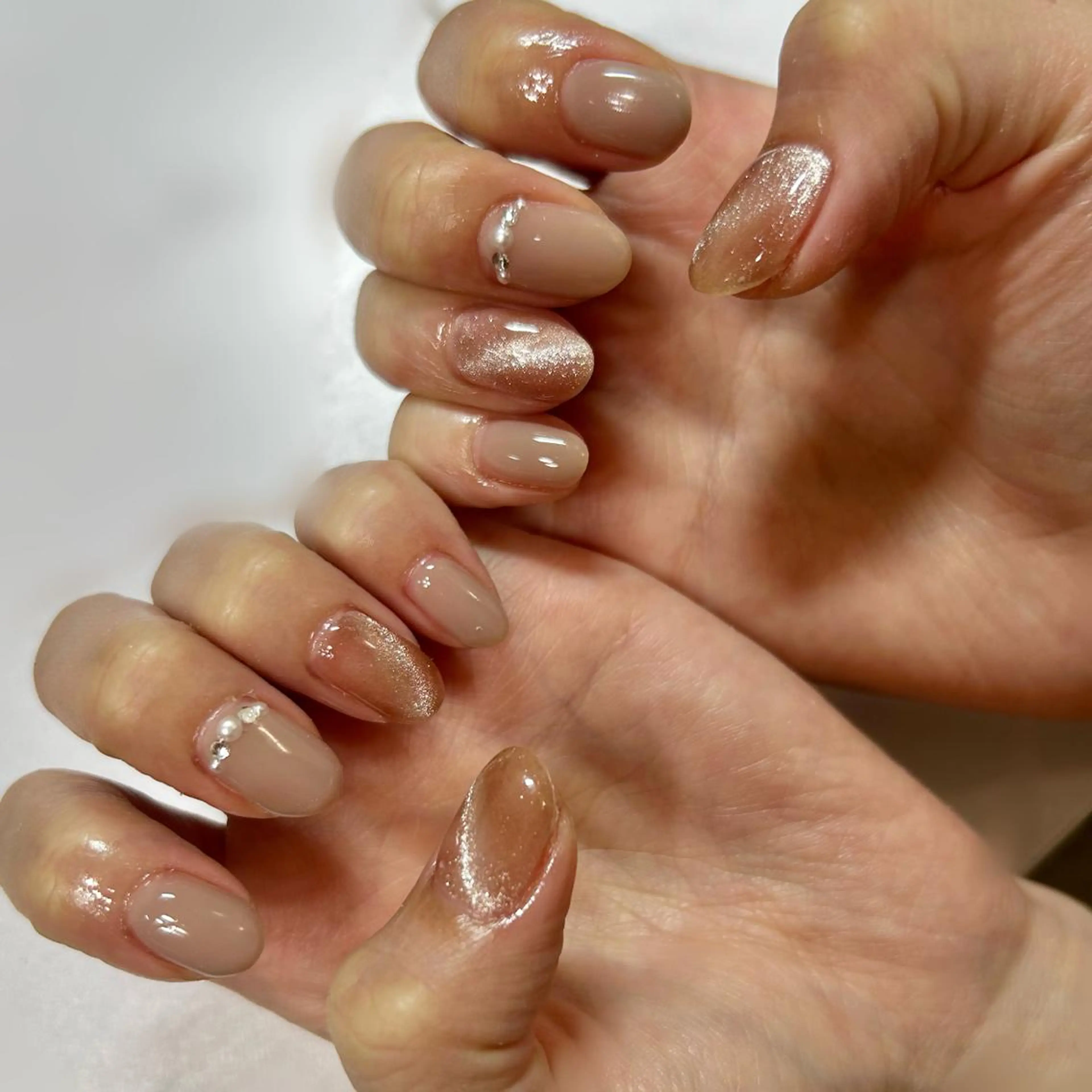 ネイル シンプルネイル coconailミユ 🎀のネイルデザイン