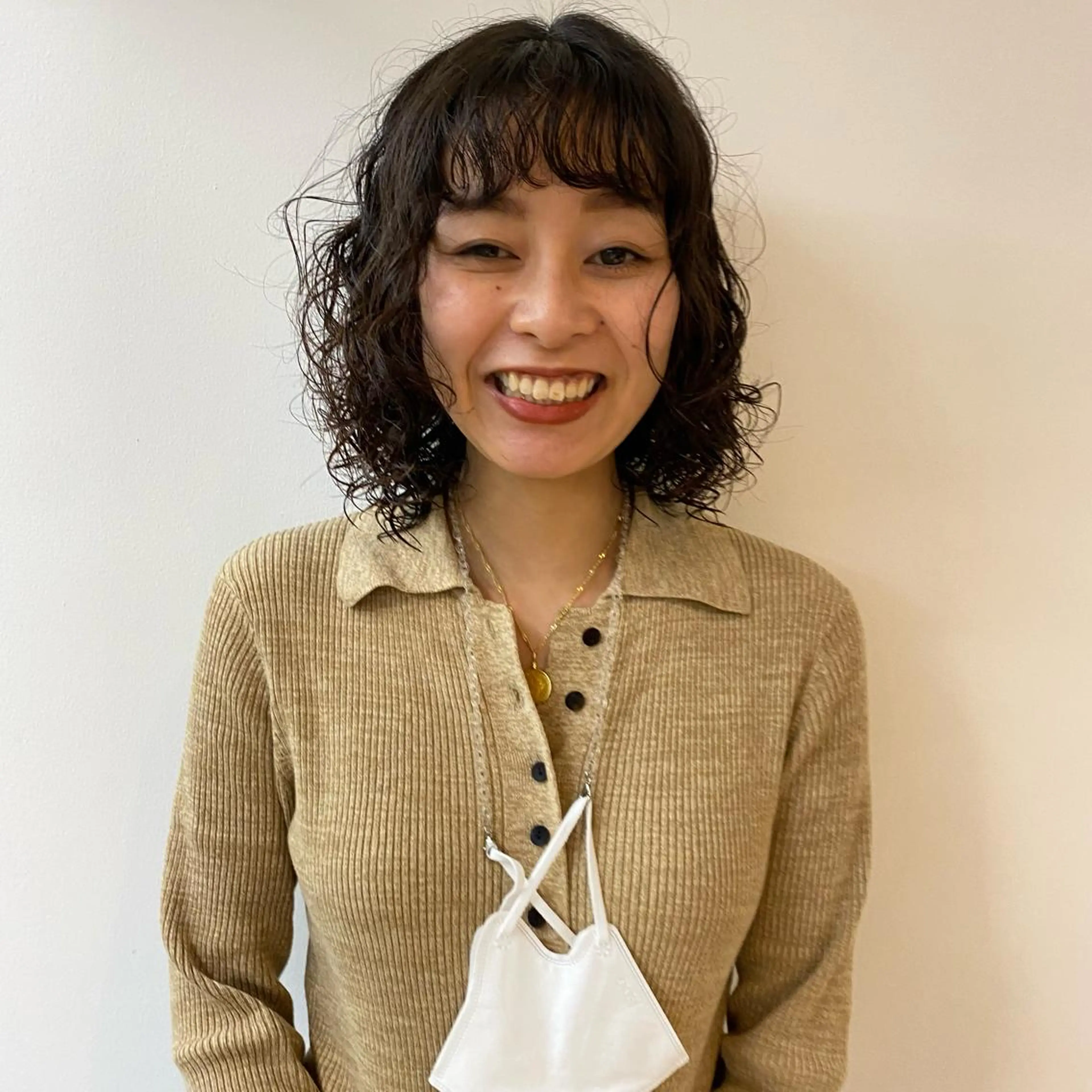 ミディアム パーマ 無料カットモデル募集 🌱ひょうがのヘアスタイル