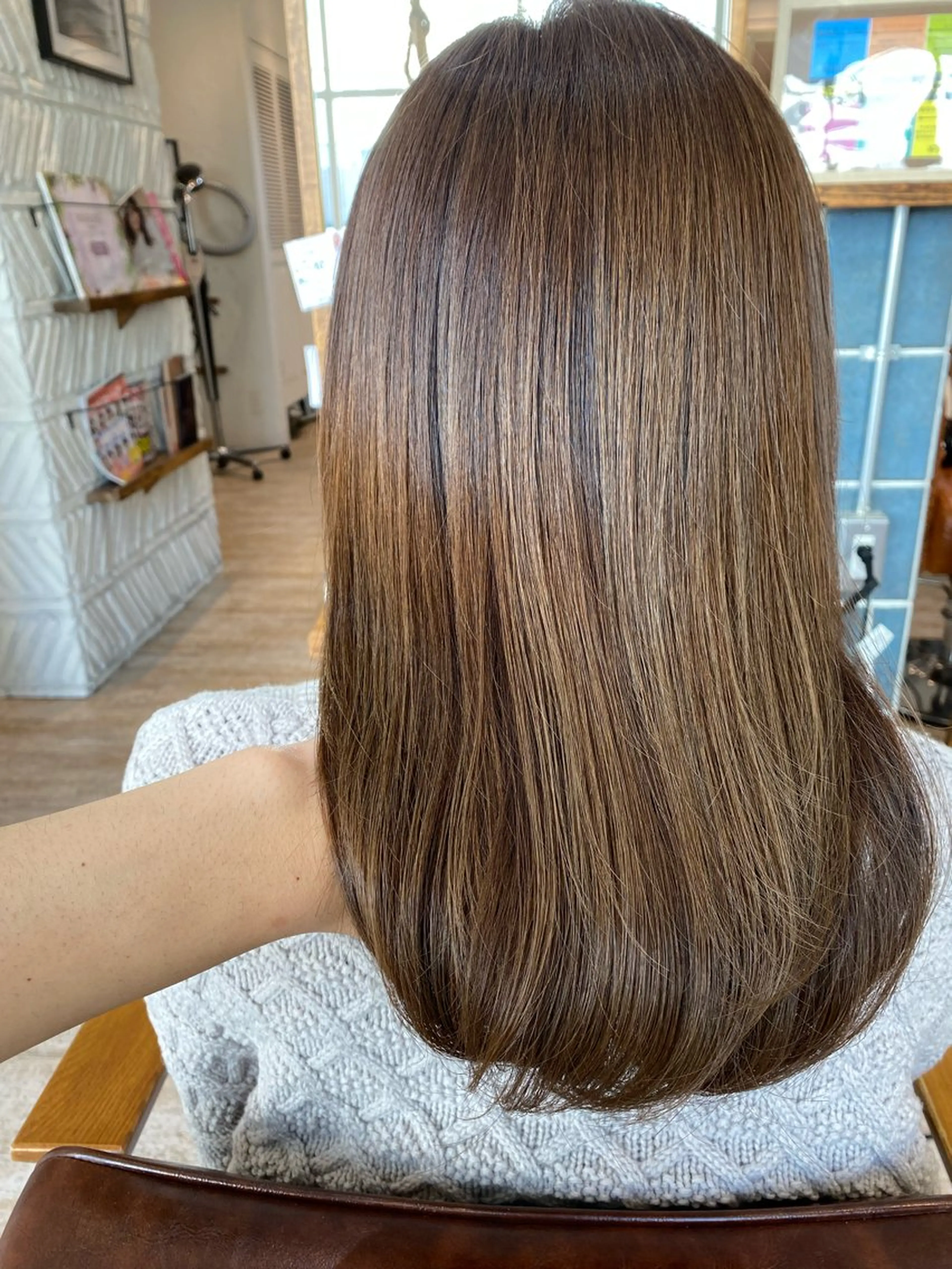 ミディアム Cocosia 山口のヘアスタイル