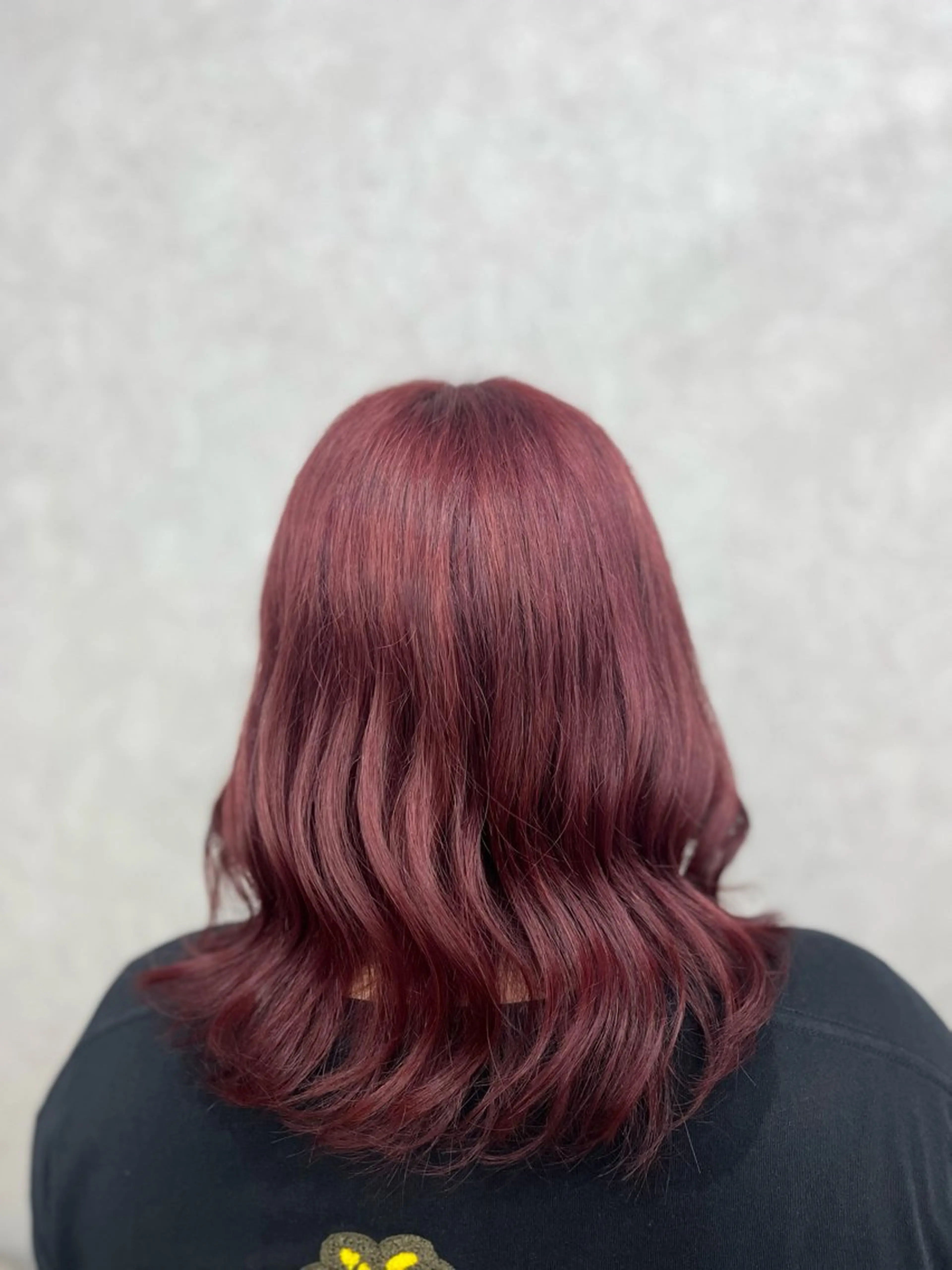 ミディアム カラー ぴんく髪の美容師🎀 🖤ゆうなのヘアスタイル