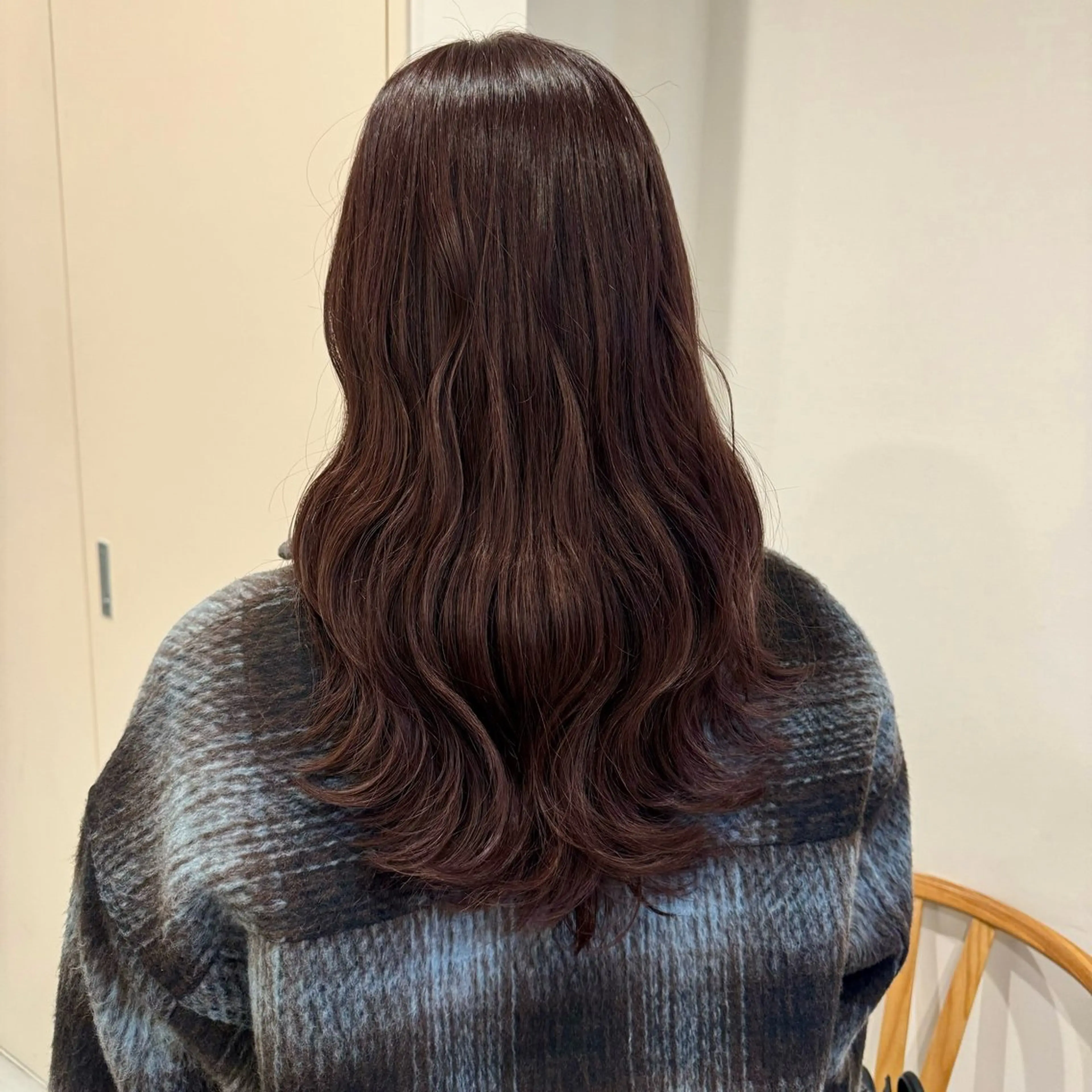 ロング カラー カット ヘアカラー 松木 花鈴のヘアスタイル