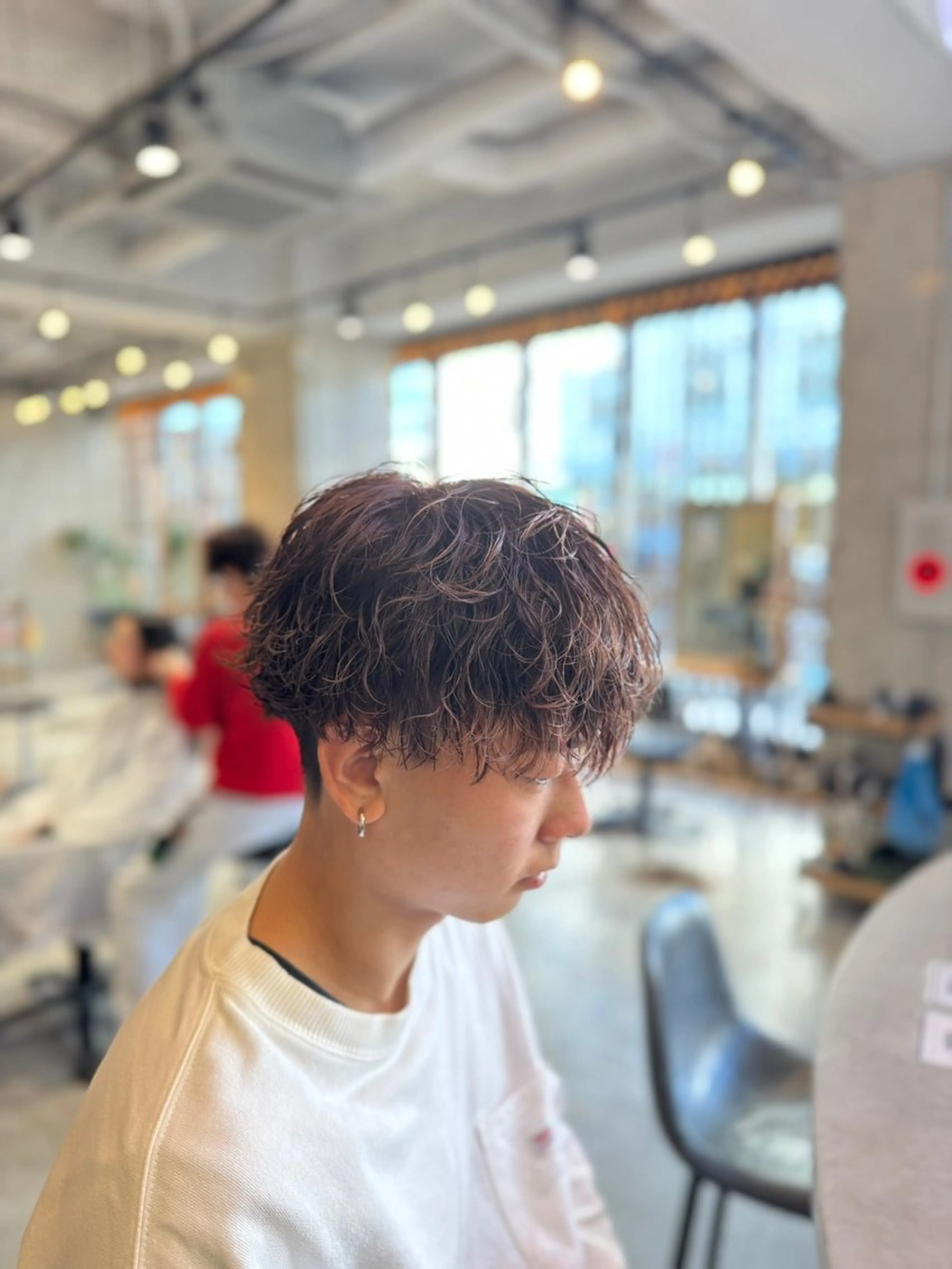 メンズ メンズパーマ カット パーマ 透明感カラー/ 艶カラー/将生のヘアスタイル