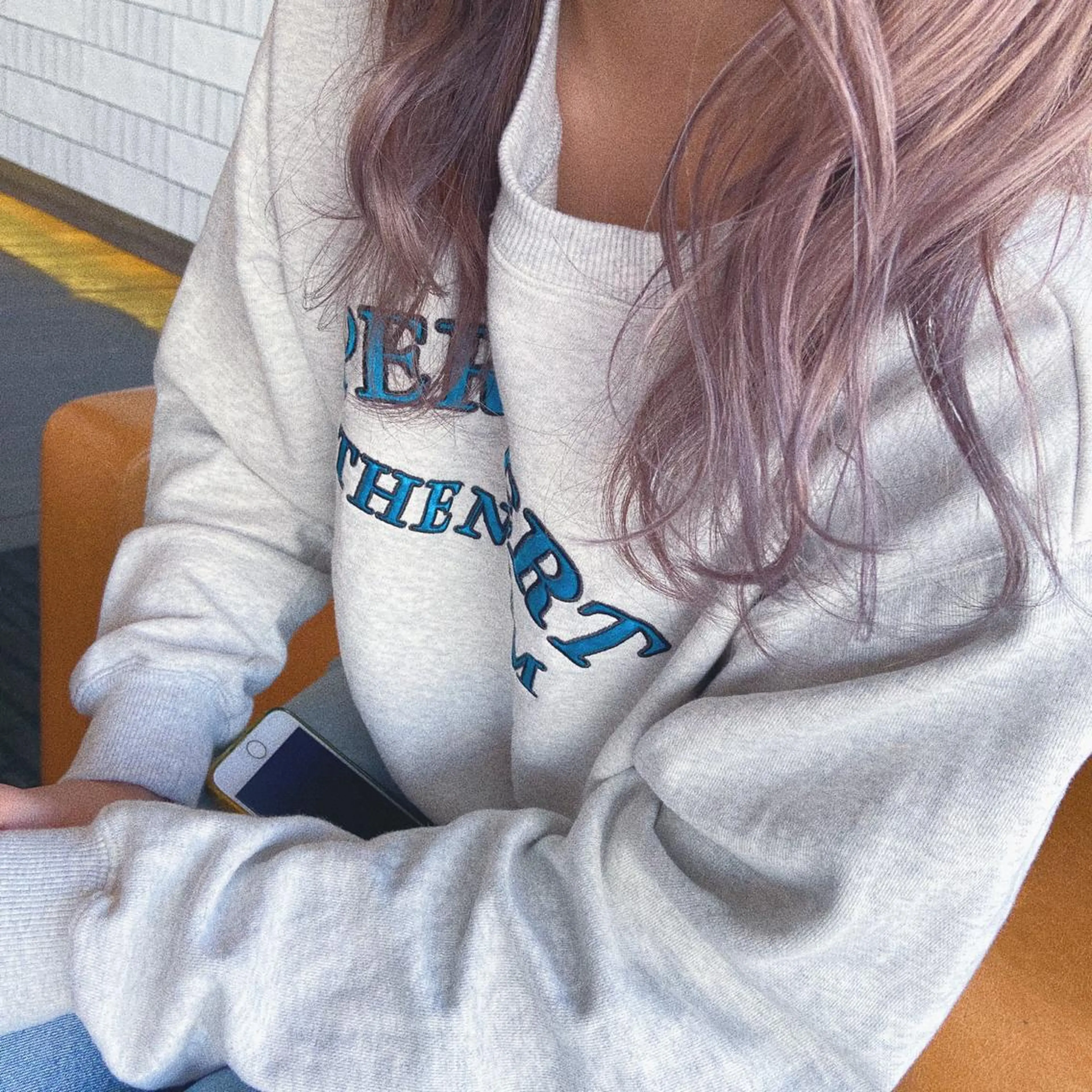 セミロング カラー 透明感カラー タッセルボブ/韓国 レイヤー/髪質改善のヘアスタイル