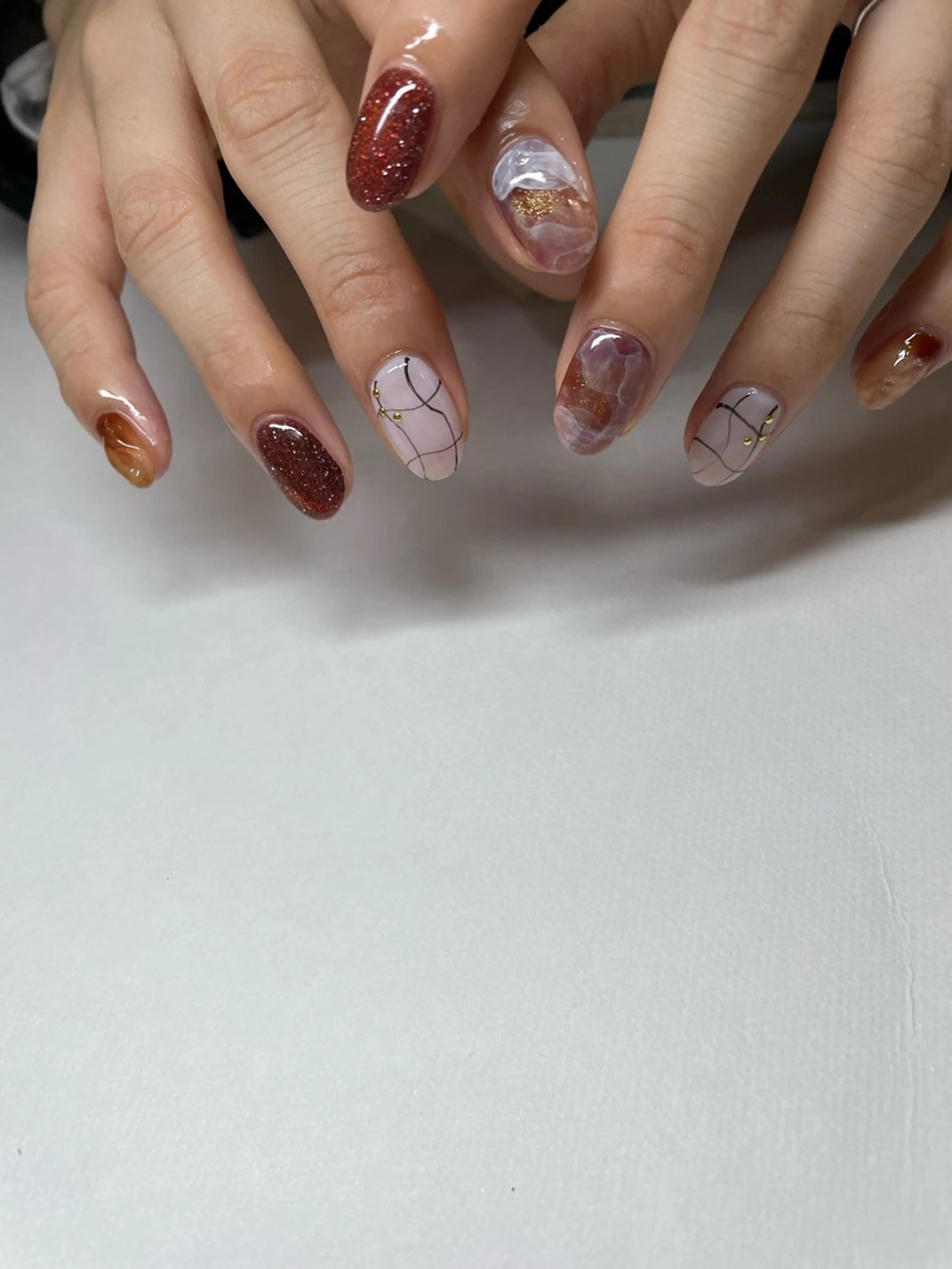 ネイル ハンドネイル フットネイル 🌕akuri🌖 渋谷/nuanceのネイルデザイン