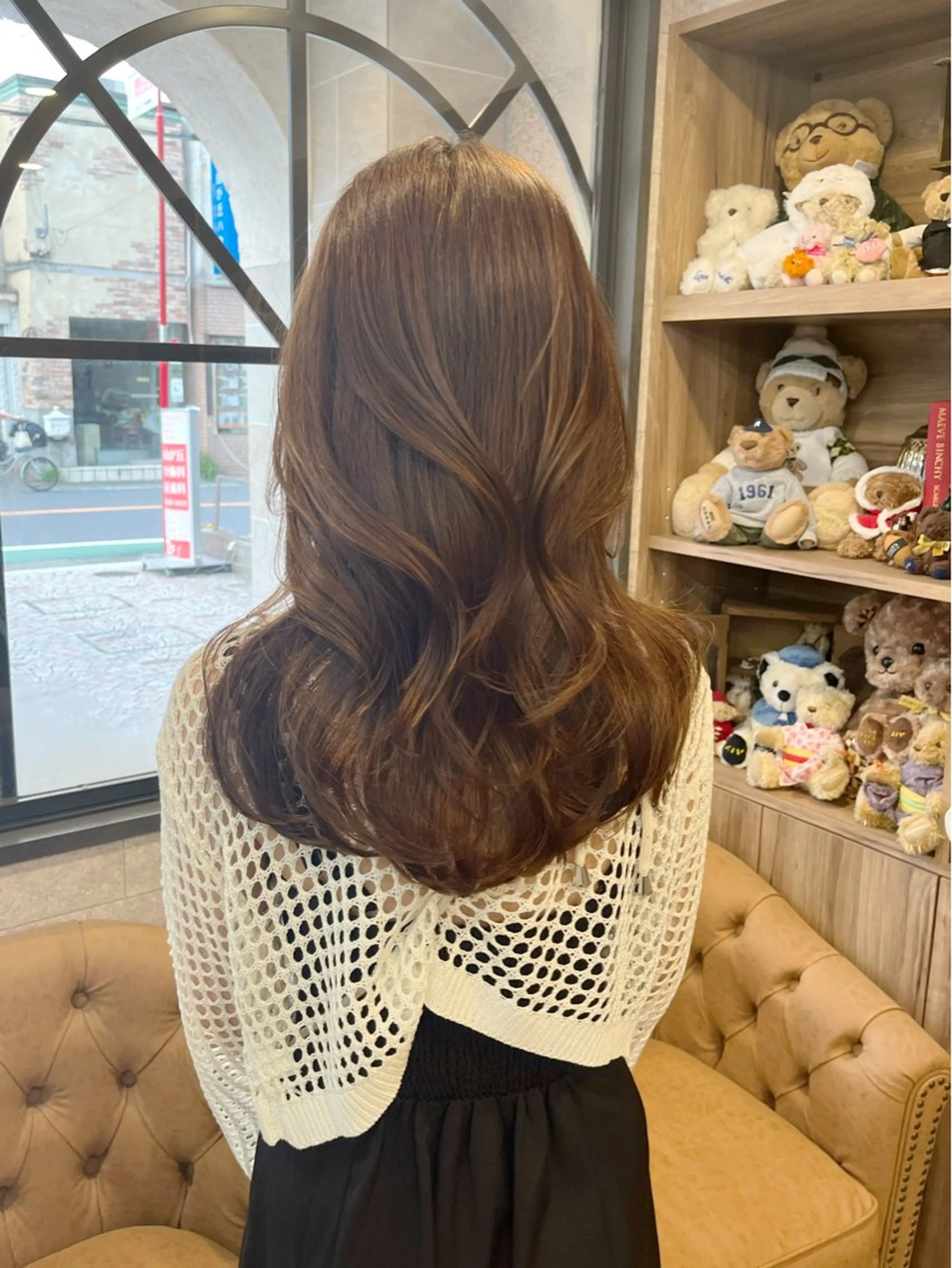 セミロング カラー ベージュカラー ブラウンカラー ブラウンベージュ カットモデル募集中 🩵🫧あかねのヘアスタイル