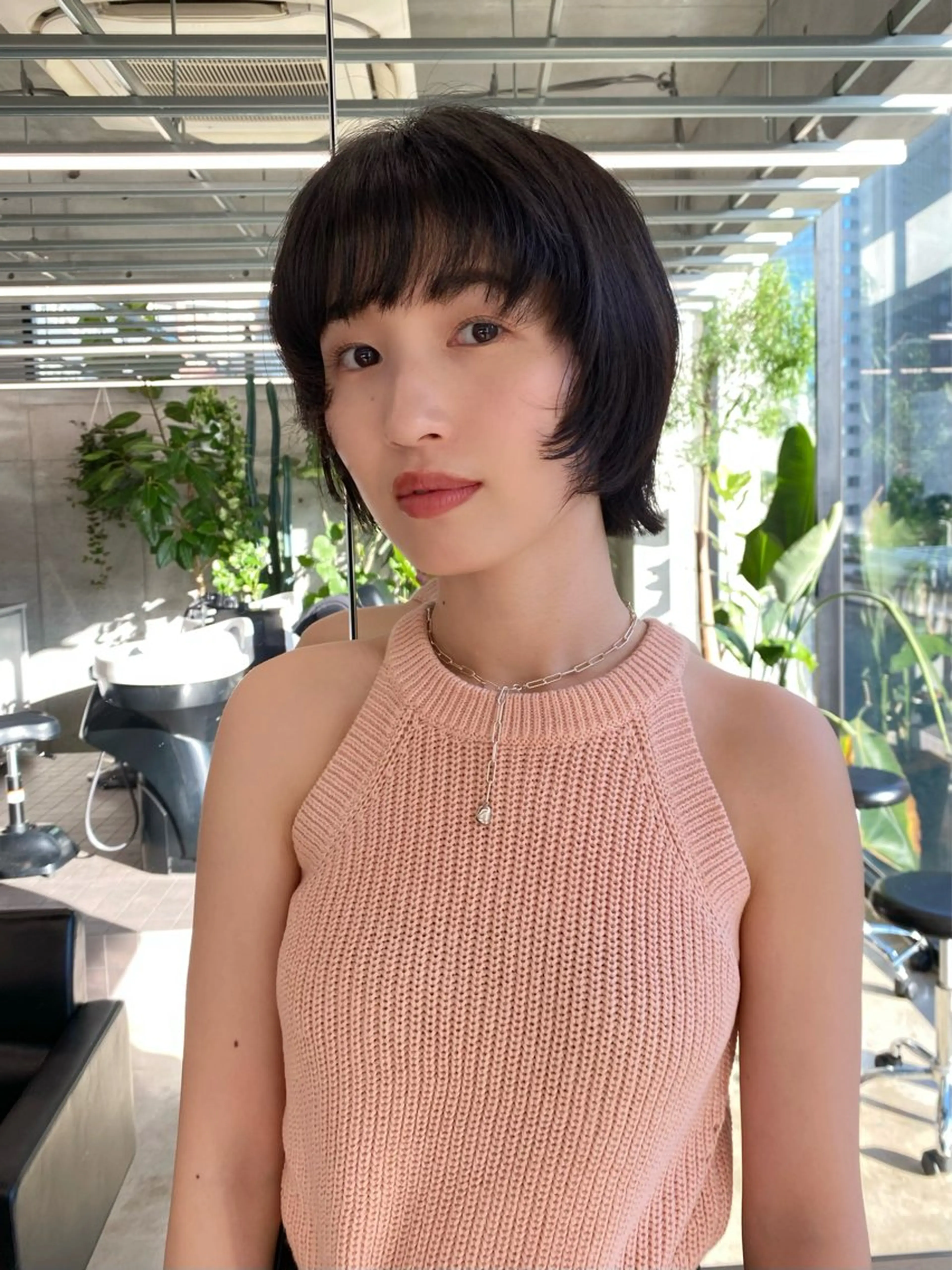 毛流れレイヤーカット柔らかい顔まわりカット/ミディアム/ロング/レイヤー+クイックスパの写真