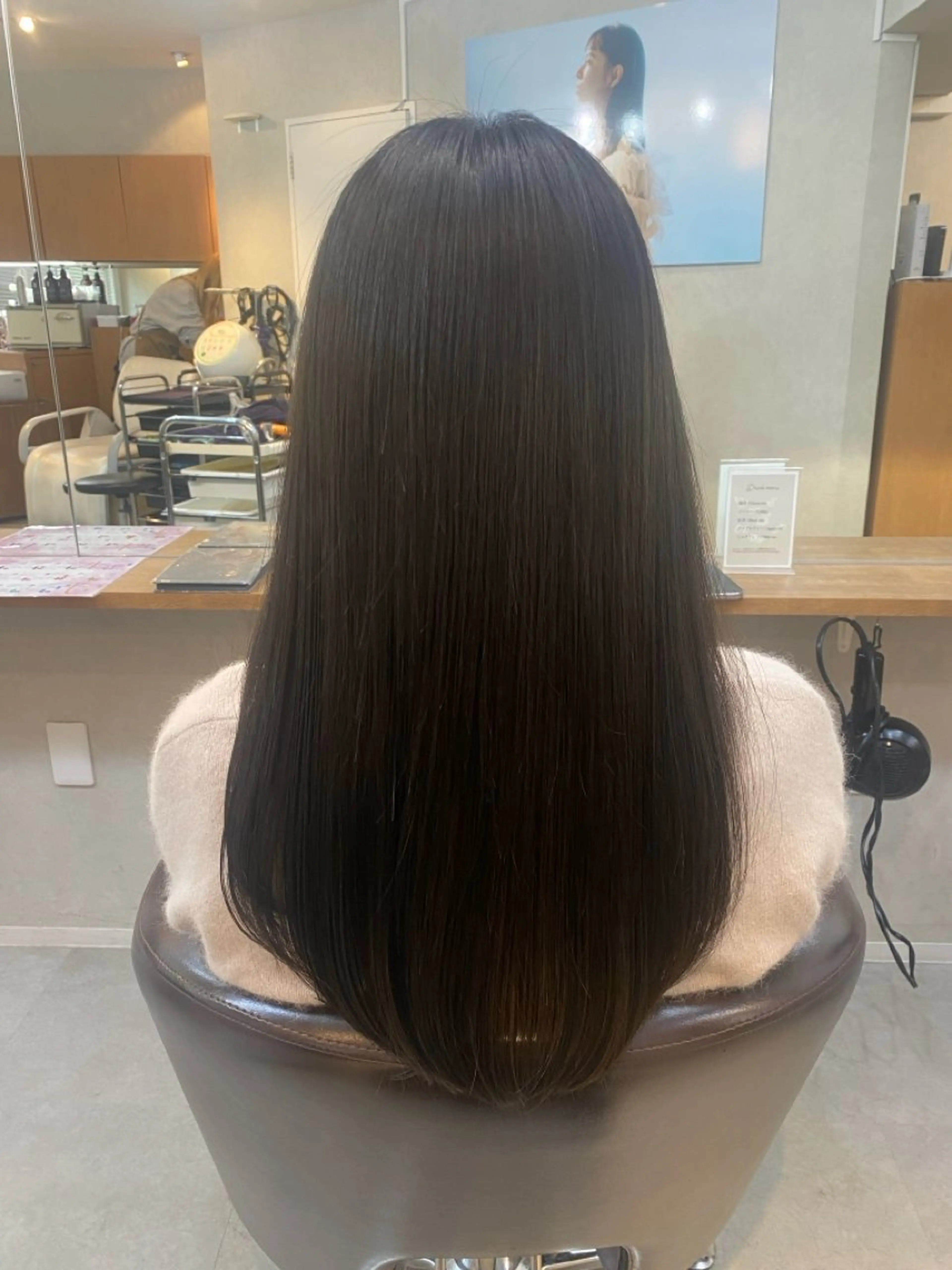 ロング アッシュ 髪質改善 ロング トリートメント JouleSouth 佐野花苗[新宿]のヘアスタイル