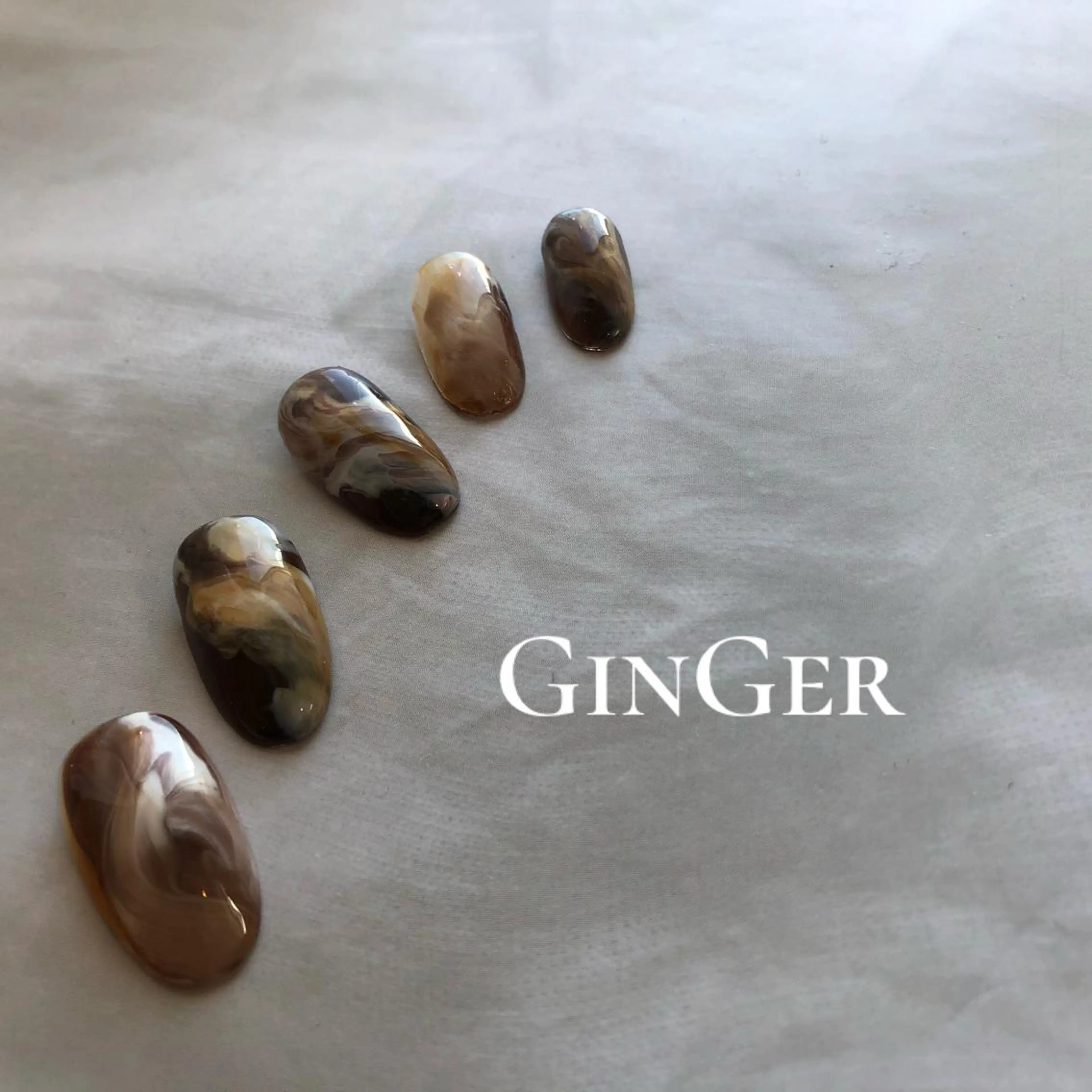 ネイル フットネイル ginger nail&spaのネイルデザイン