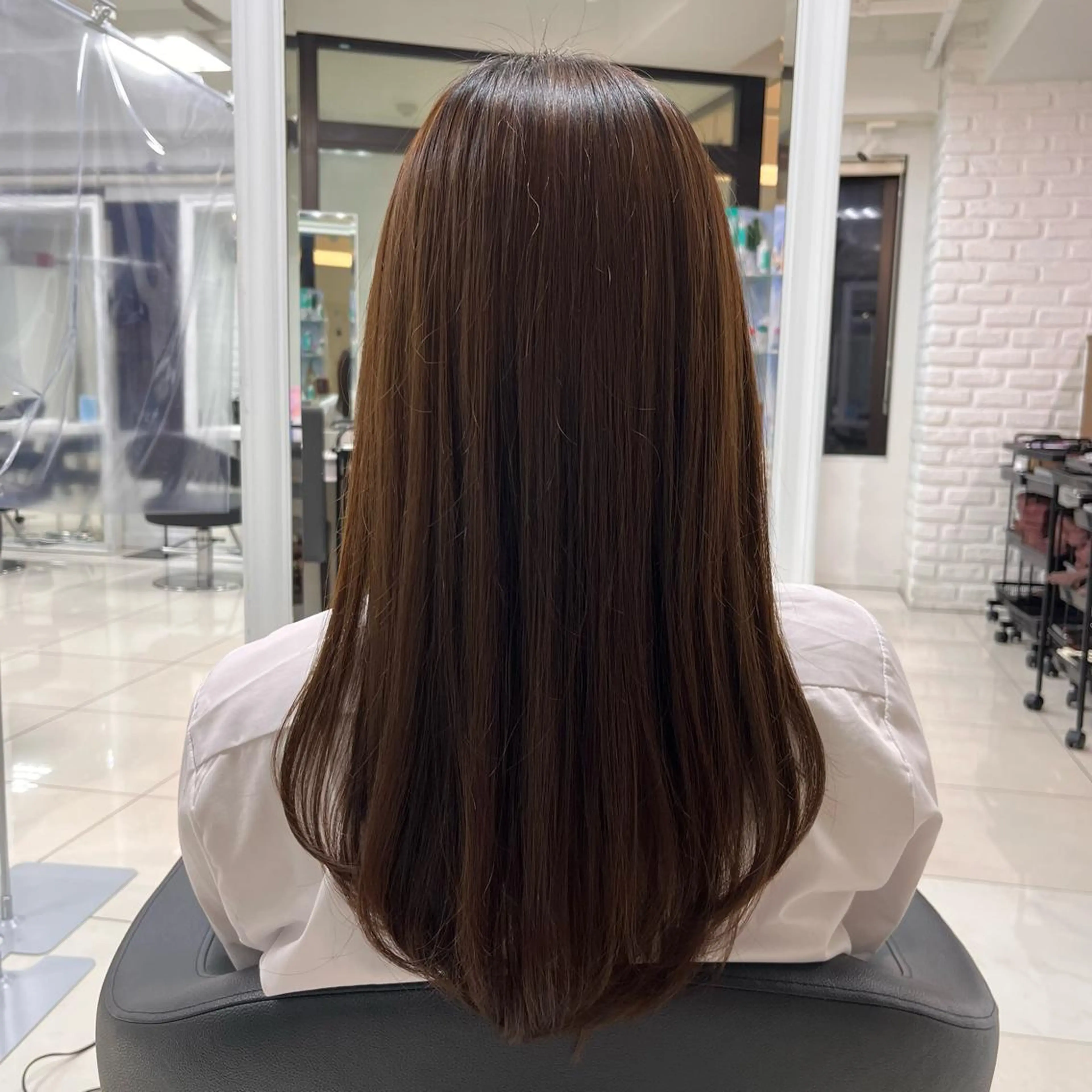 セミロング カット 【メンズ縮毛矯正/ Ryokaのヘアスタイル