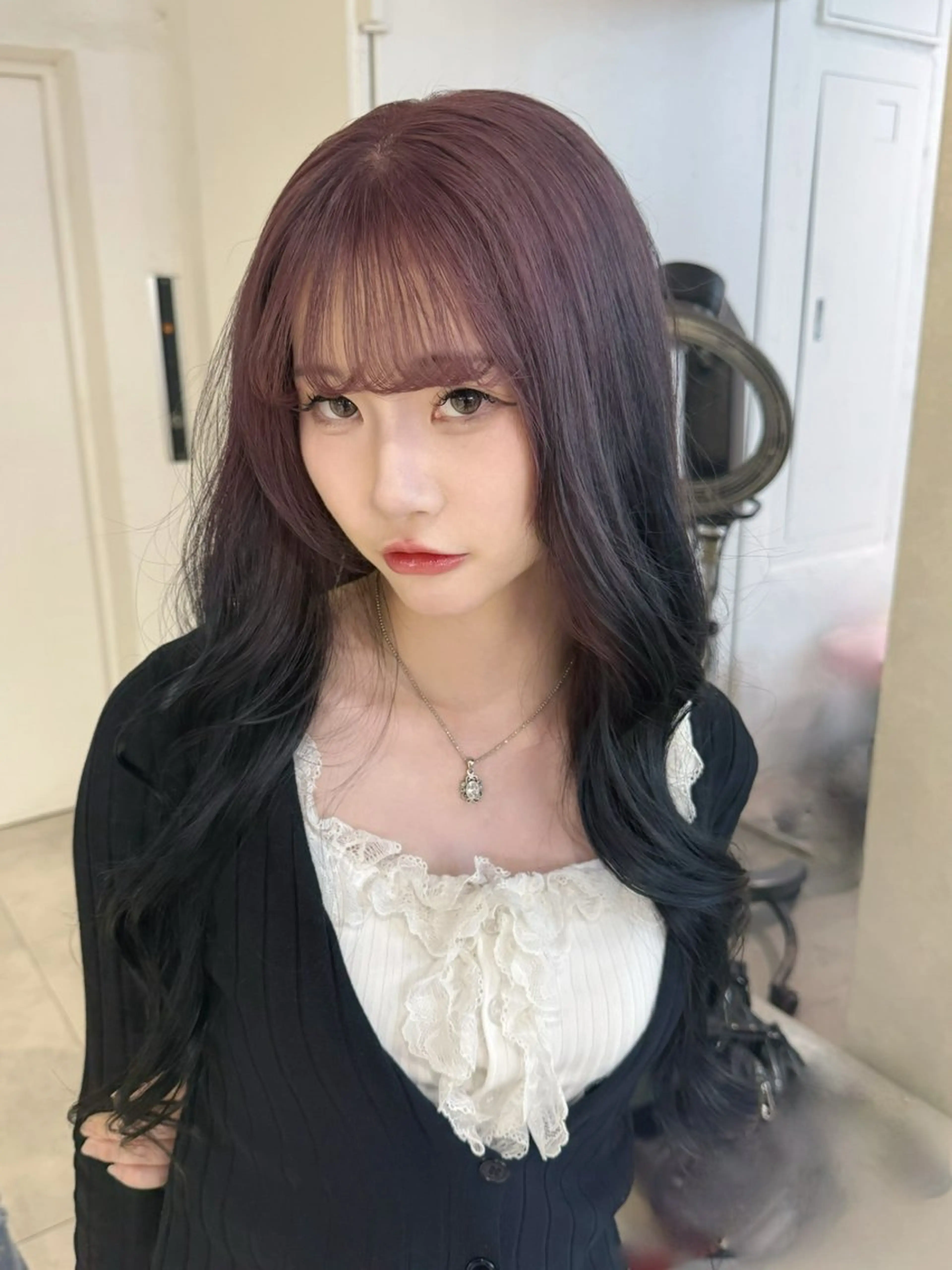 セミロング カラー ハイトーン/デザイン 🪐·˚⌖MIHOのヘアスタイル