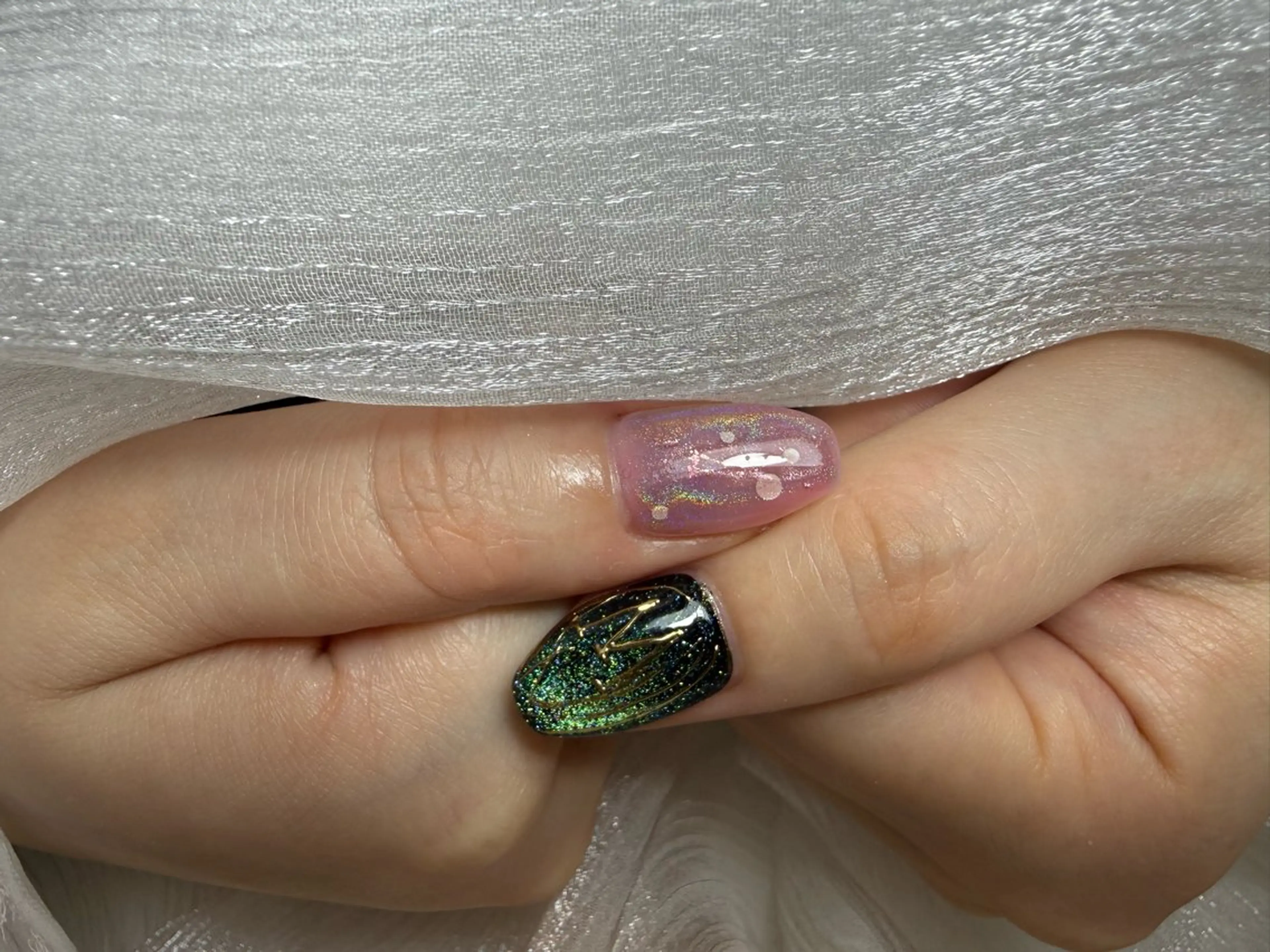 セミロング shandy nailのネイルデザイン