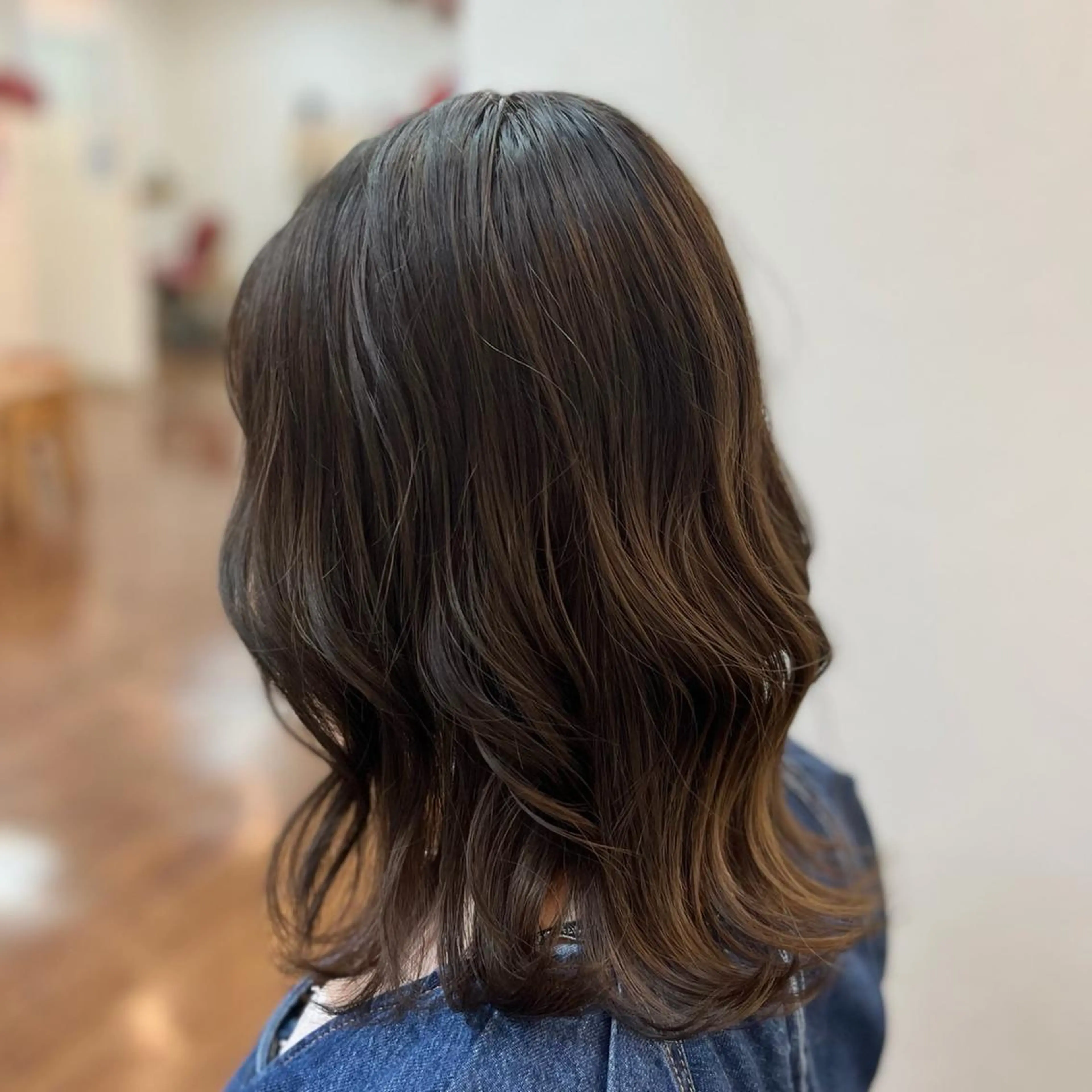 ミディアム 冨田 豊のヘアスタイル