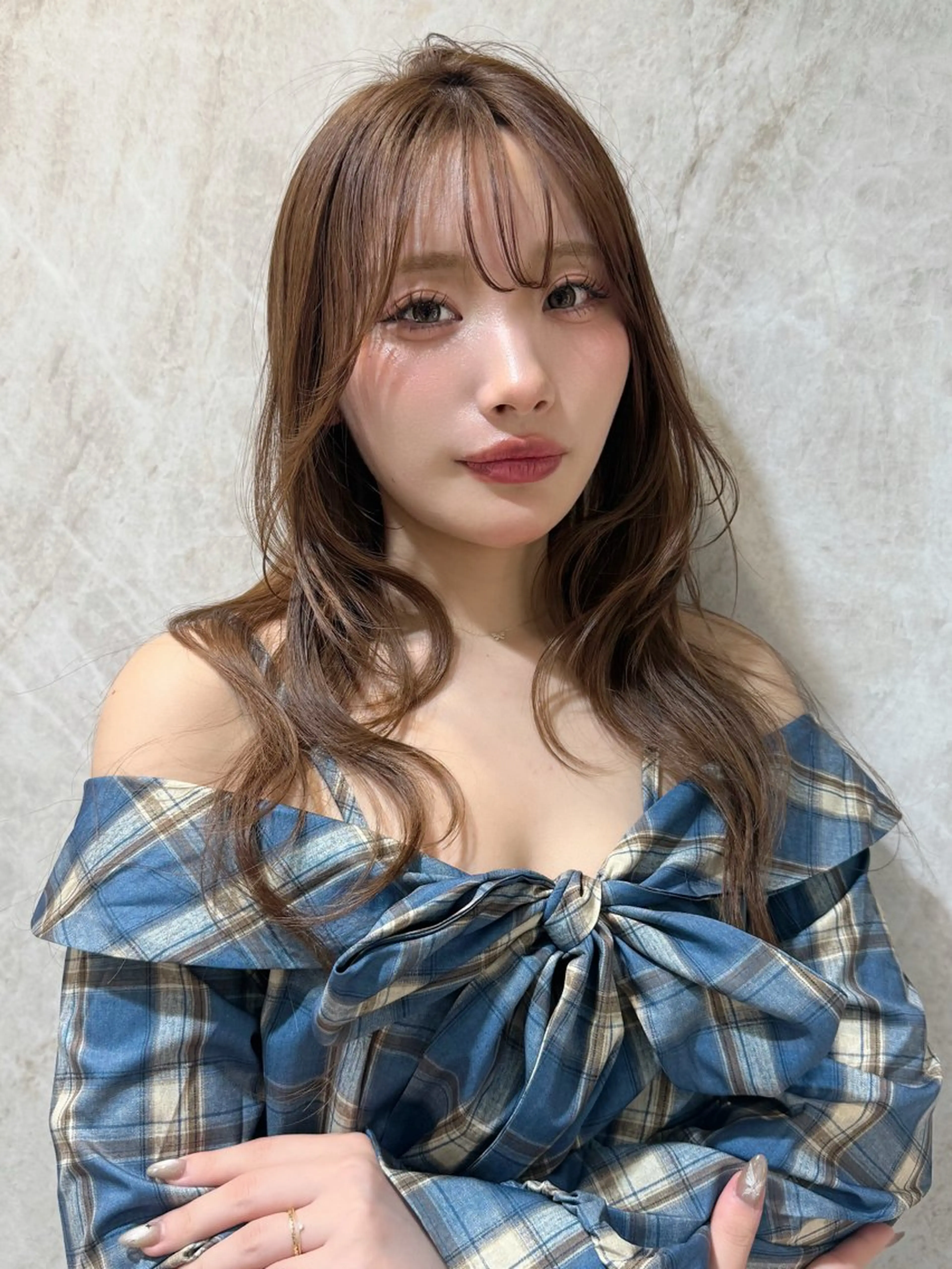 セミロング カラー カット ヘアカラー トリートメント 縮毛/ショート/ ボブ/レイヤー/小原のヘアスタイル