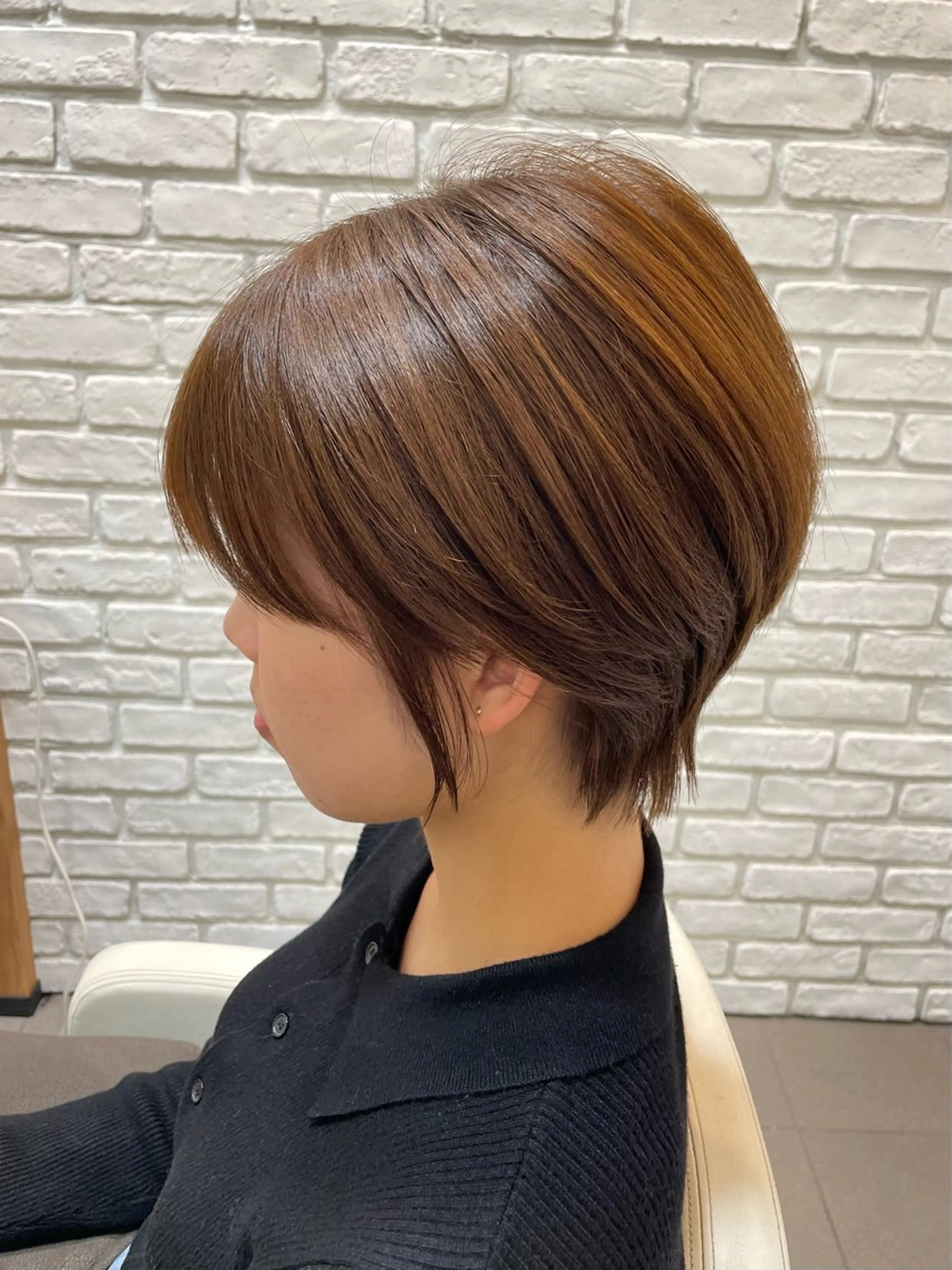 ショート カラー カット ヘアカラー トリートメント chic channel伊藤のヘアスタイル