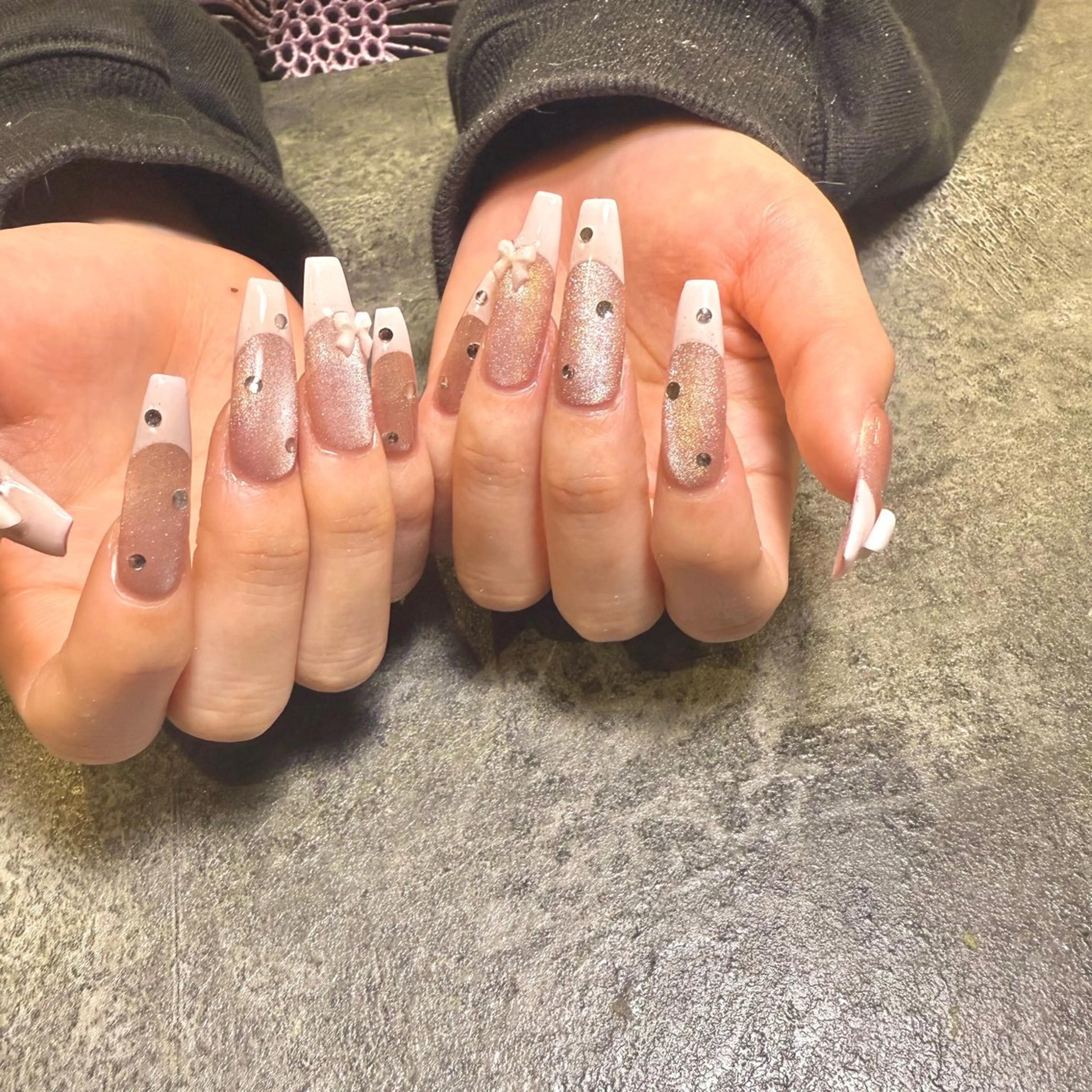 ロング Mente 自由が丘所属・林 麗華のネイルデザイン