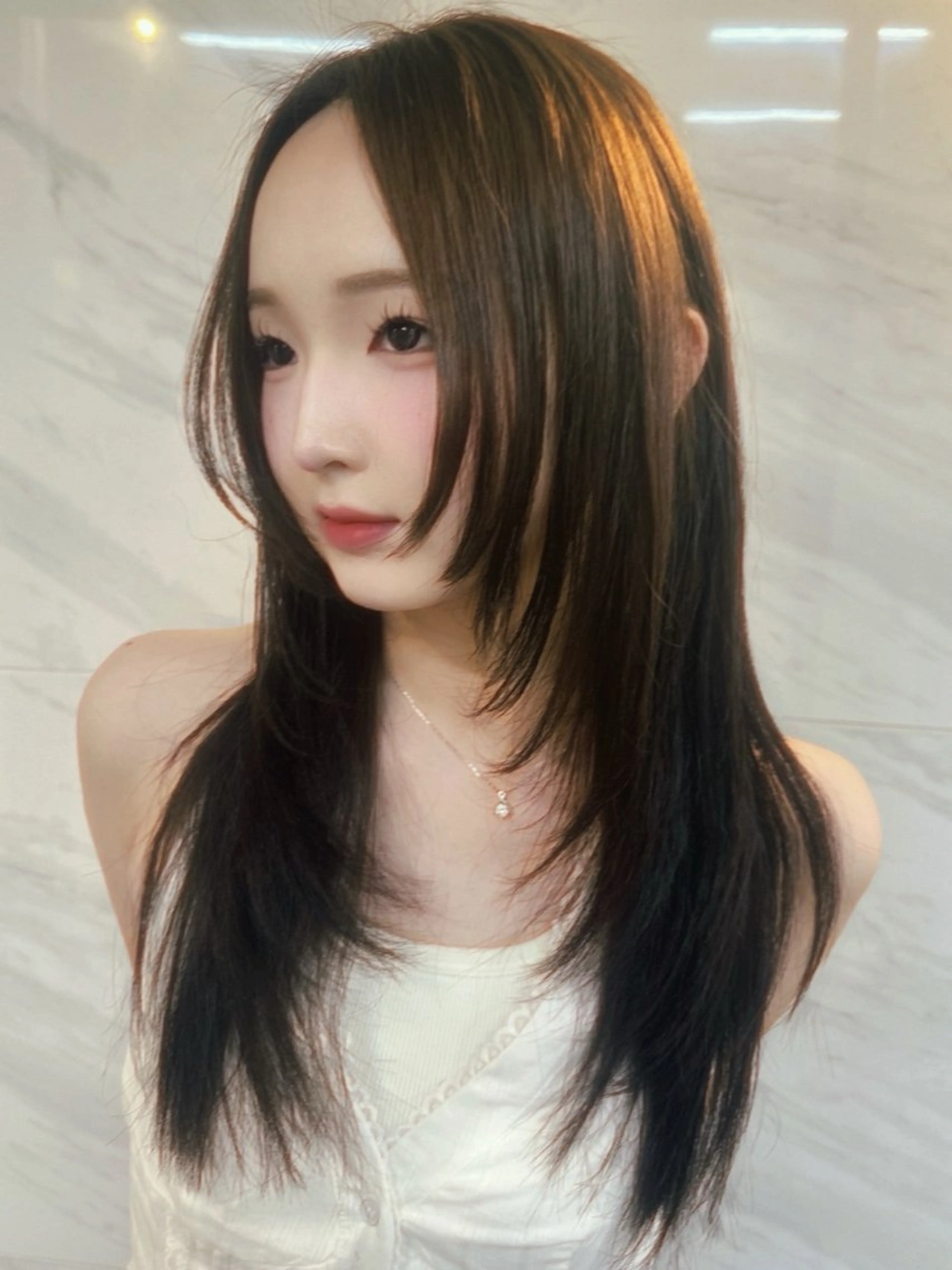 ロング カラー Pocket仙台 💚モエリのヘアスタイル