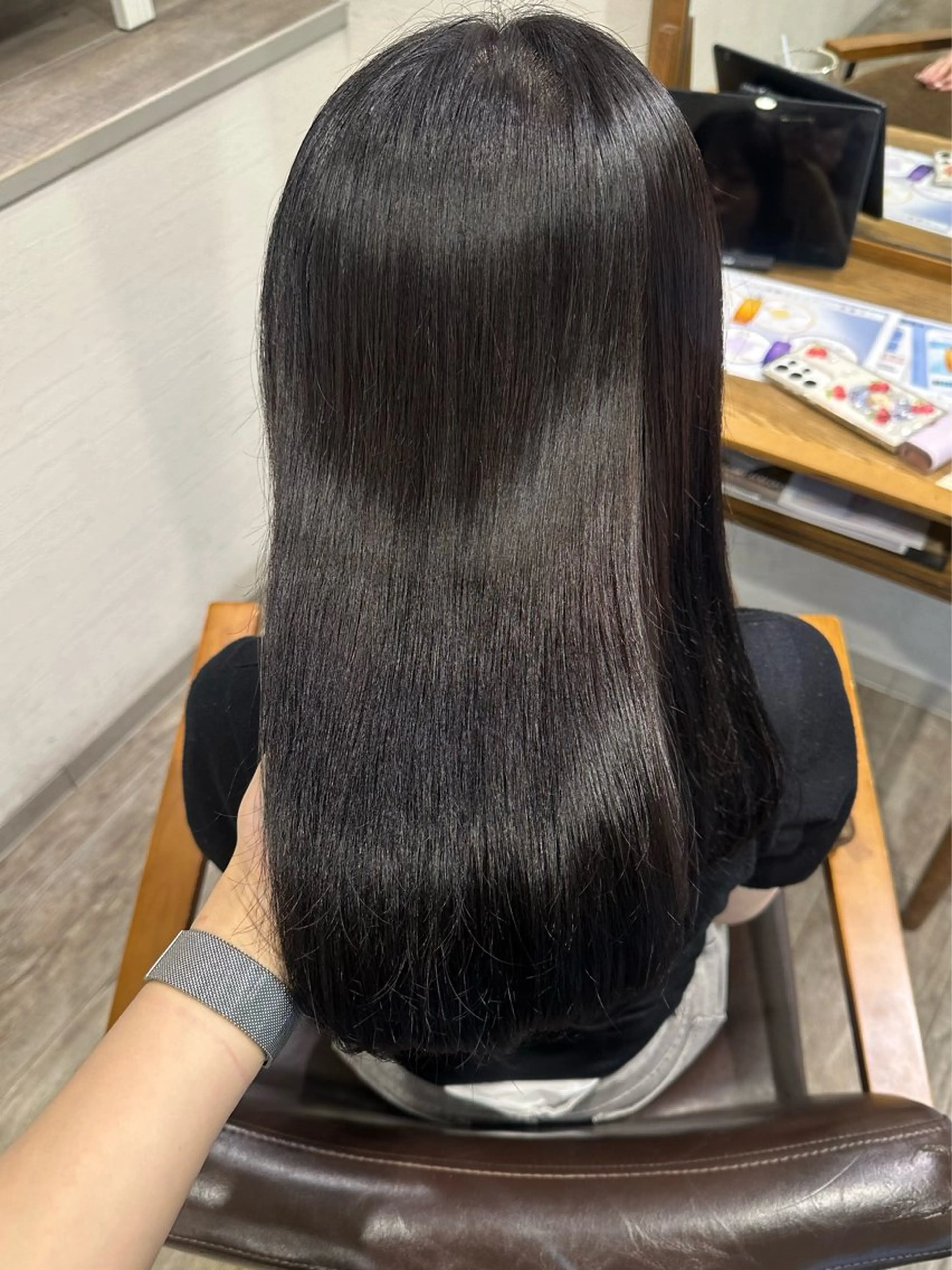 ミディアム ヘアカラー 🫧艶髪カラー/ 透明感カラー/ヒマリのヘアスタイル