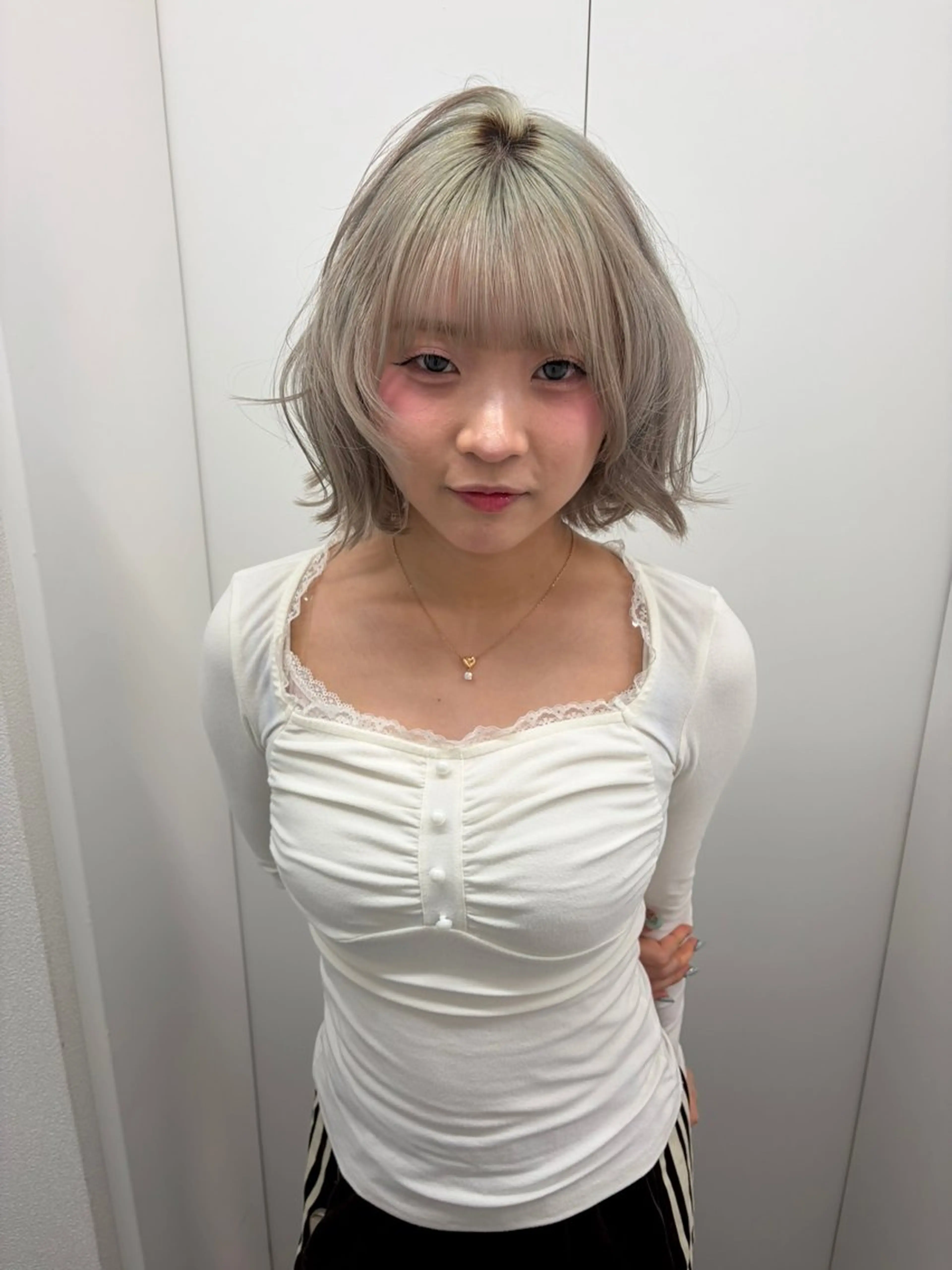 ショート トリートメント 透明感カラー🫖🍑 /ririkaのヘアスタイル