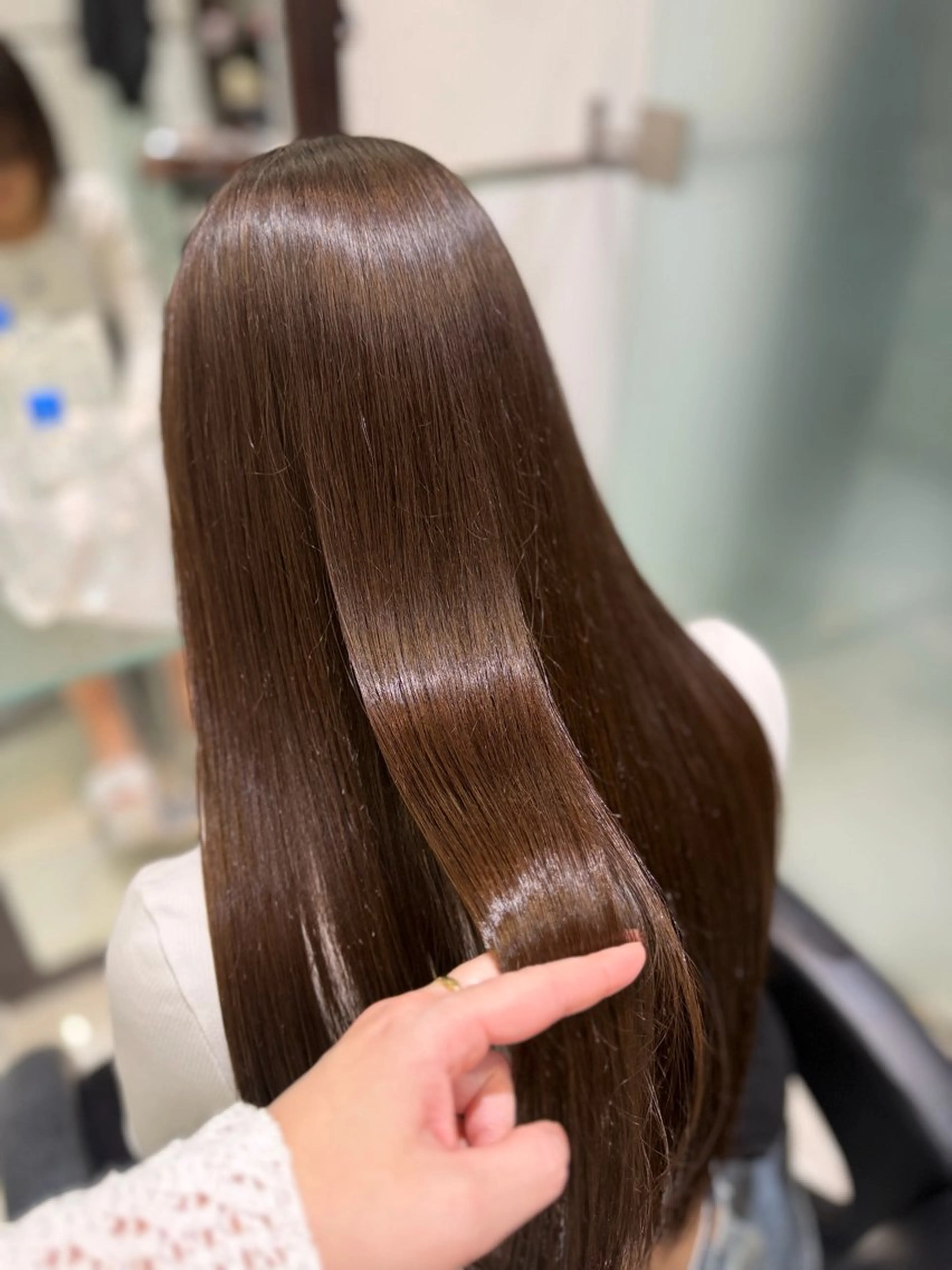 ロング 縮毛矯正 カット 縮毛矯正 トリートメント 🐥長木 ゆかり🐥 カット試験モデル募集のヘアスタイル