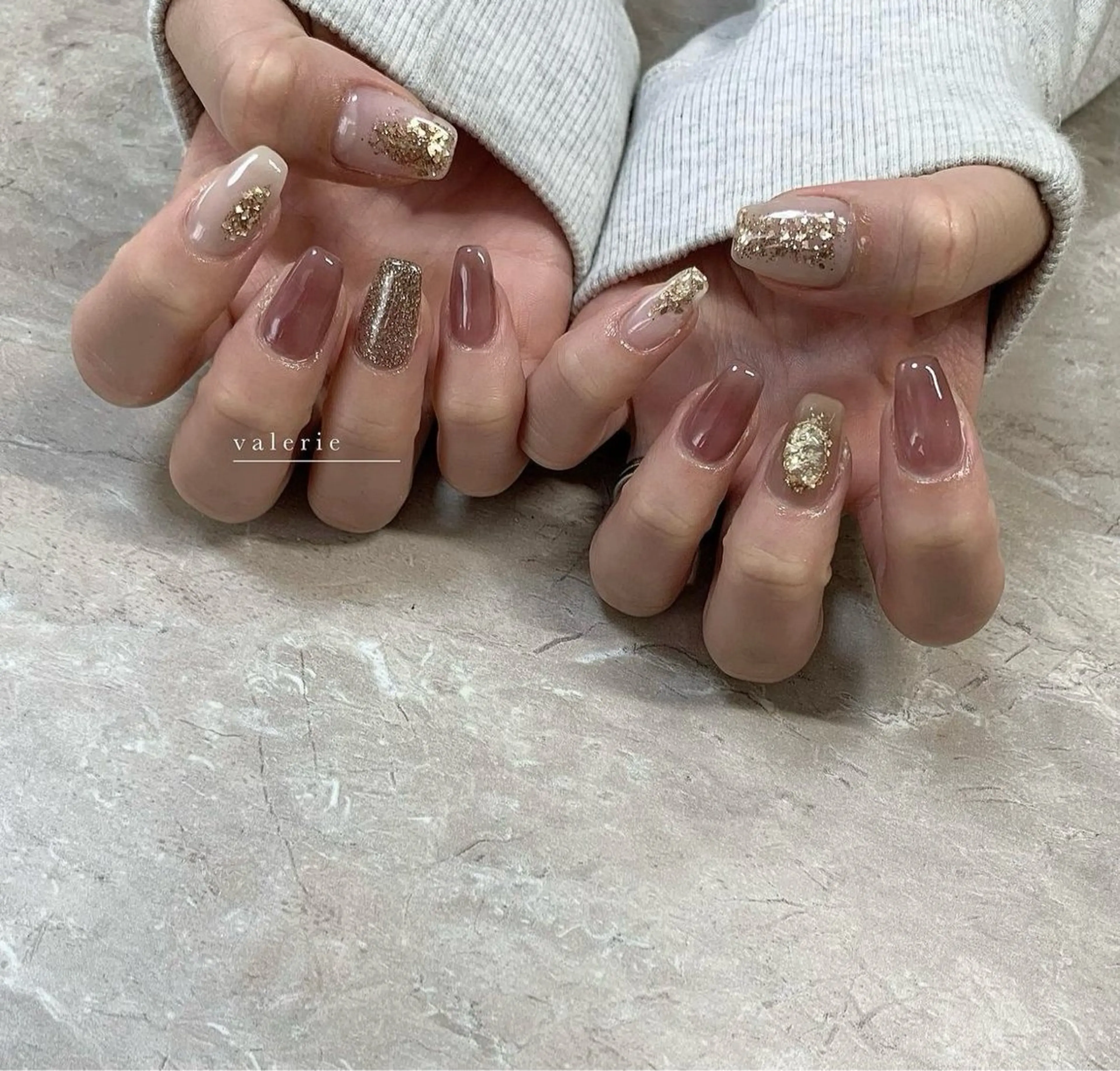 ロング valerie /  miyuのネイルデザイン