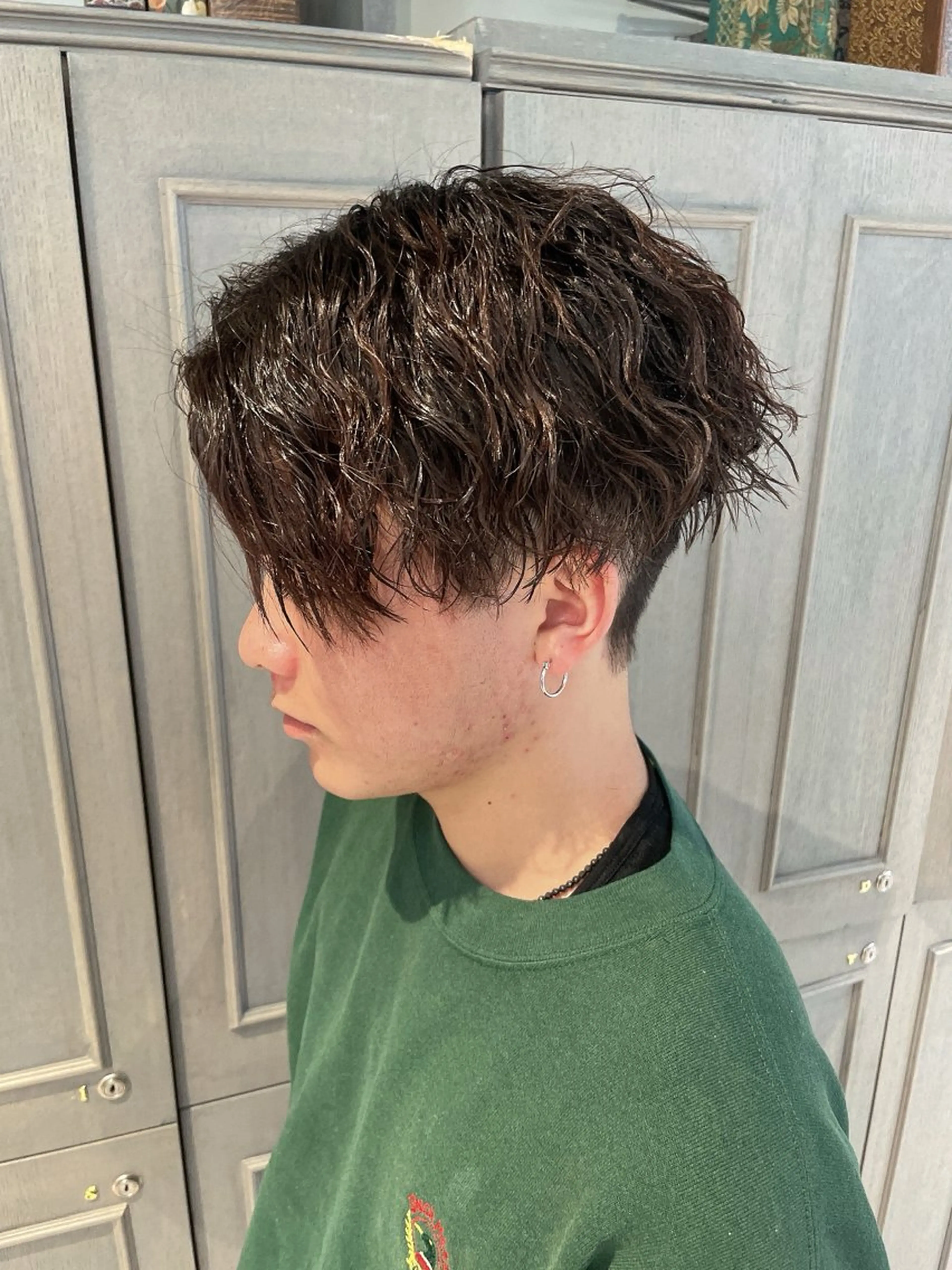 カラー パーマ メンズ カット ヘアカラー パーマ 町田エリアＮｏ．１/ パーマ特化/太田京希のヘアスタイル