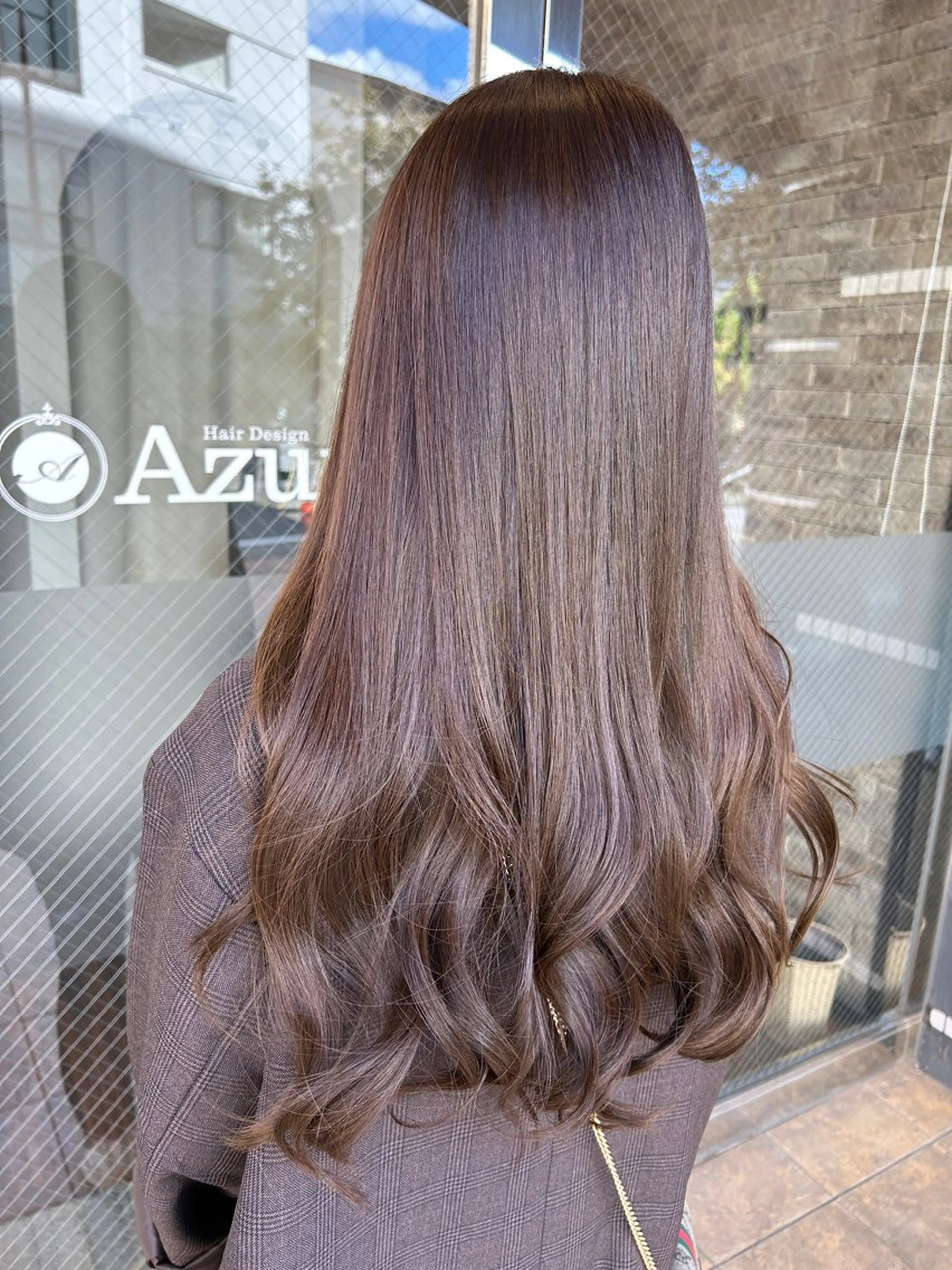 ロング カラー 髪質改善 ロング トリートメント HairDesign Azurのヘアスタイル