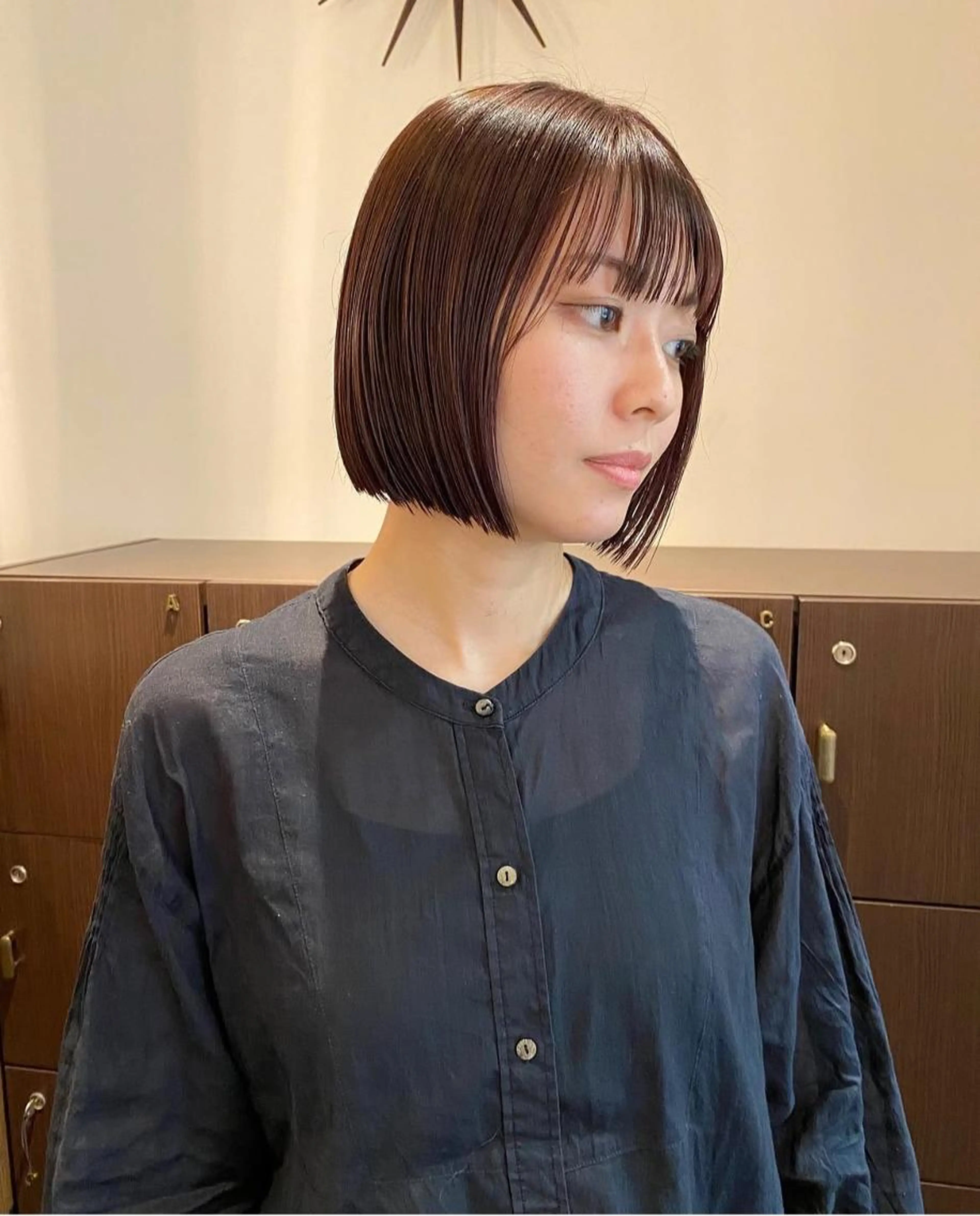 クリークオリジナル似合わせカット＋カラー＋超音波オージュアトリートメントの写真