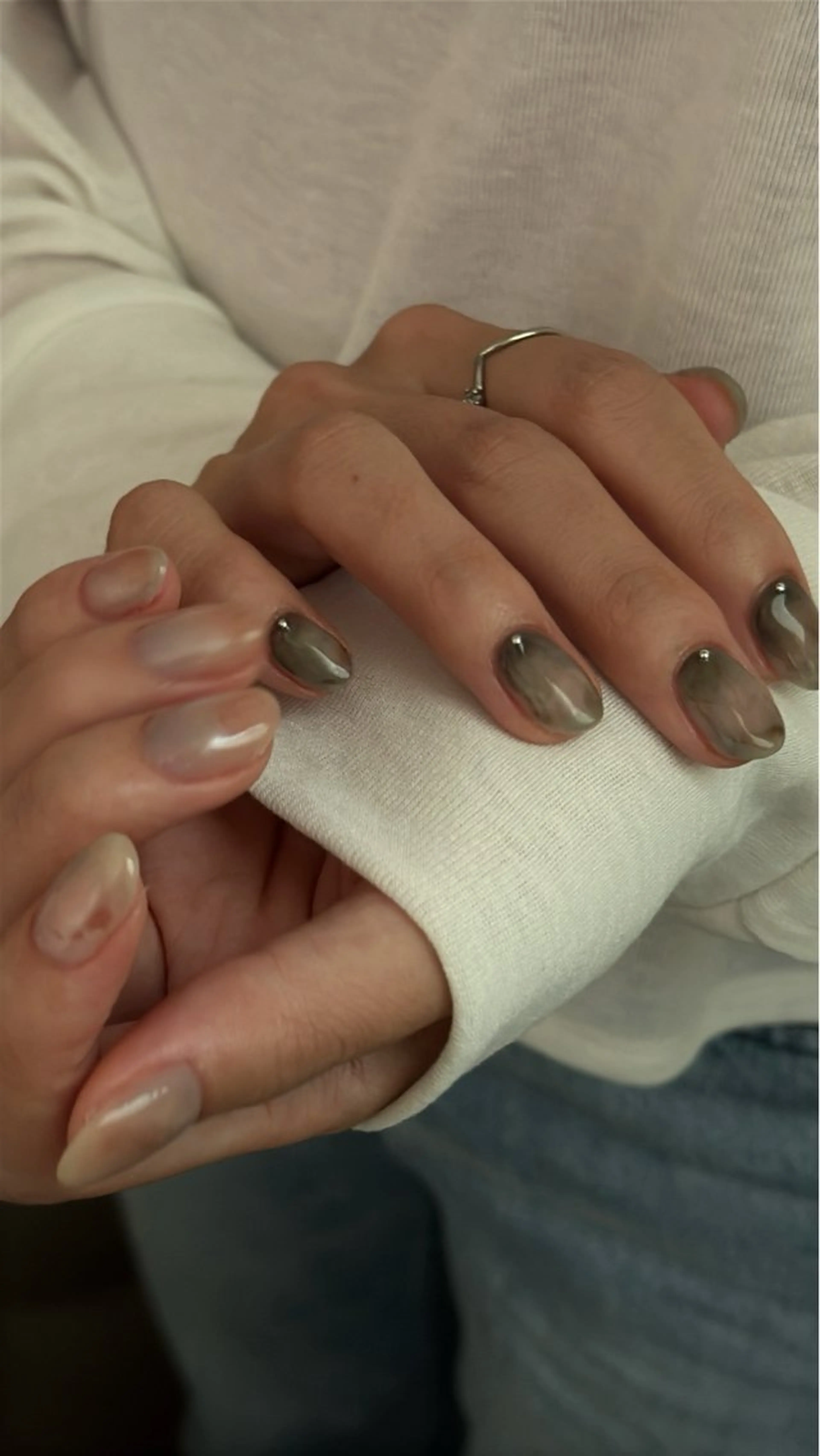 ネイル アートネイル ニュアンスネイル ハンドネイル lacier nailのネイルデザイン