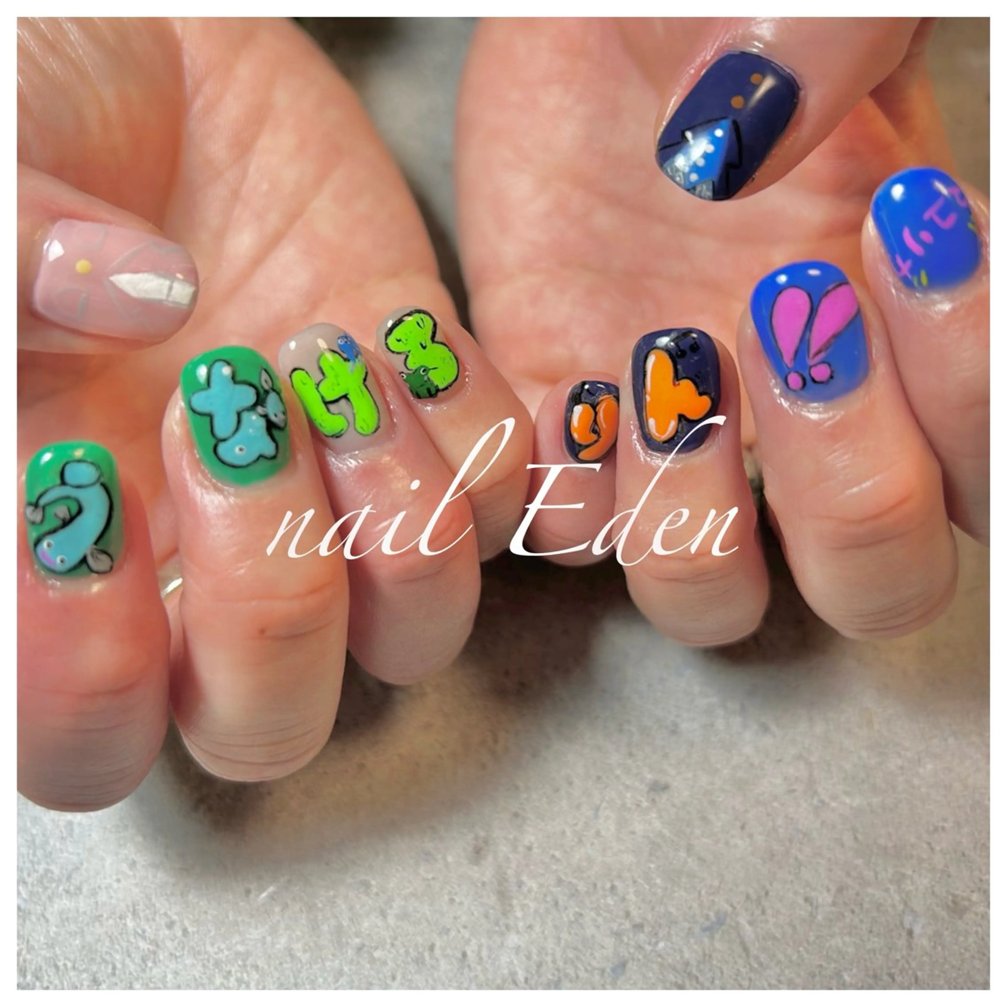 ネイル 持ち込み Eden ♾️のネイルデザイン