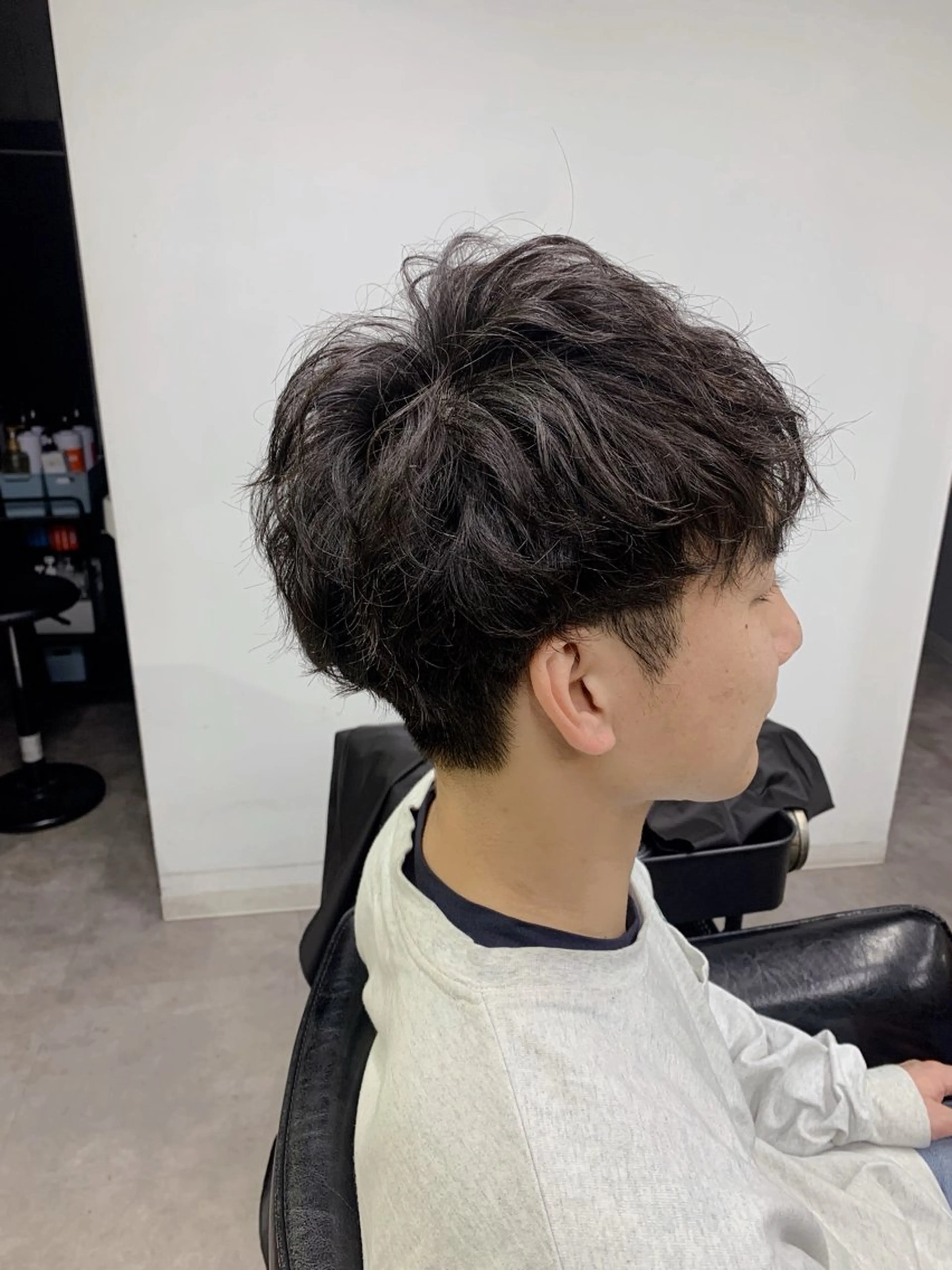 ショート カット パーマ メンズパーマ shell 宮下のヘアスタイル