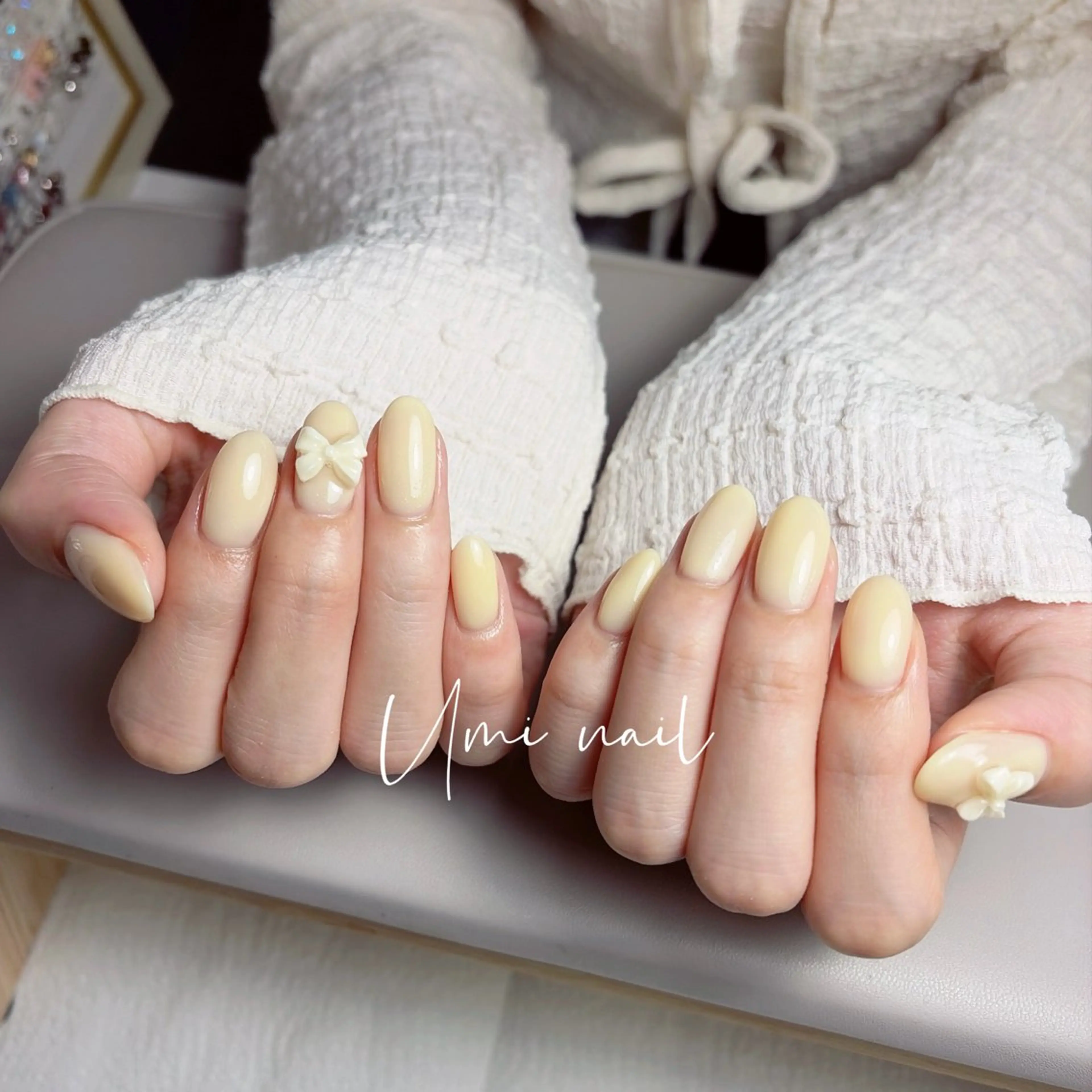 ネイル クリアネイル 成人式 長さ出し フラッシュネイル フットネイル Umi.せい 🫧のネイルデザイン