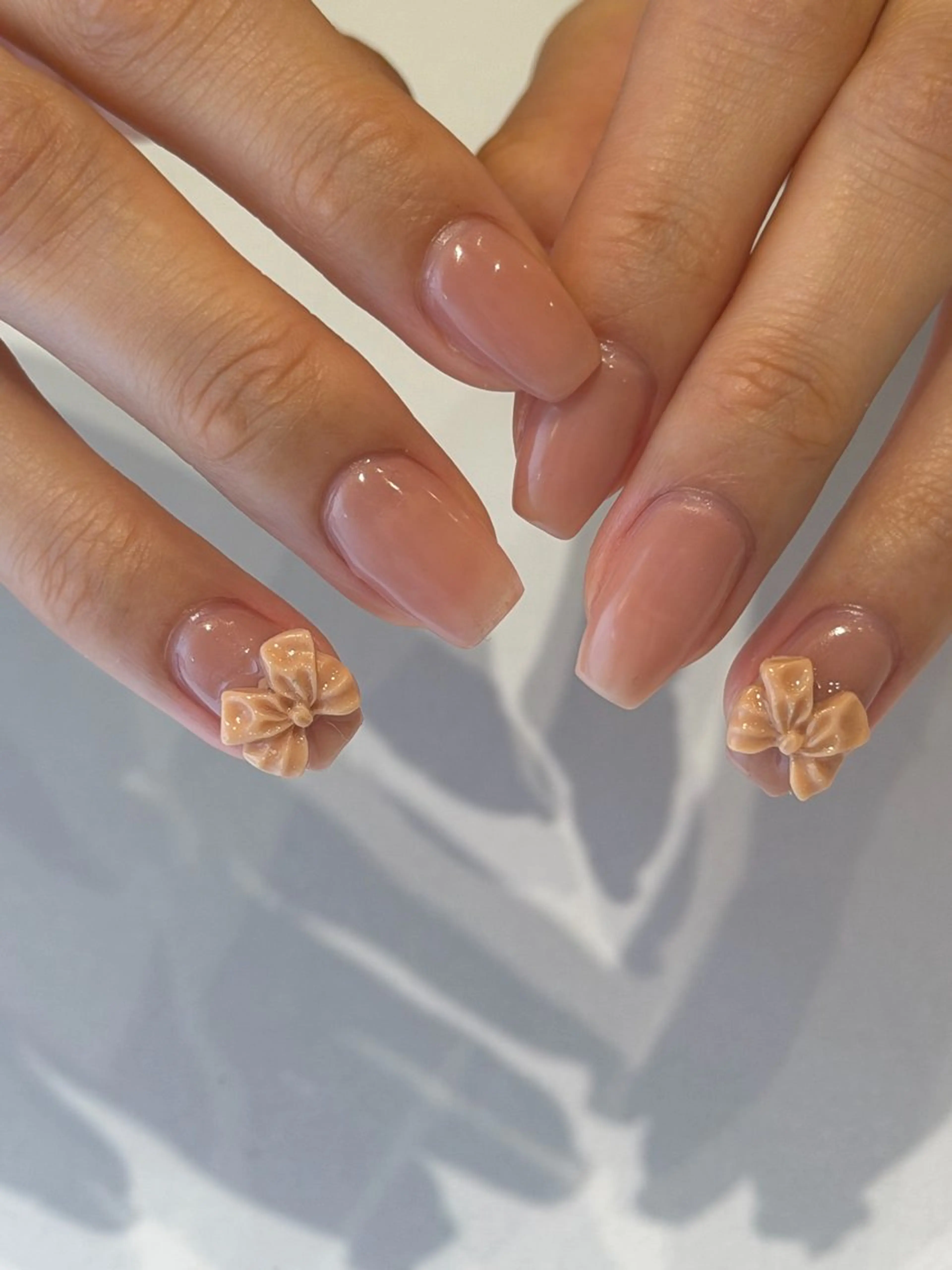 ネイル リボン ハンドネイル Ann nailのネイルデザイン