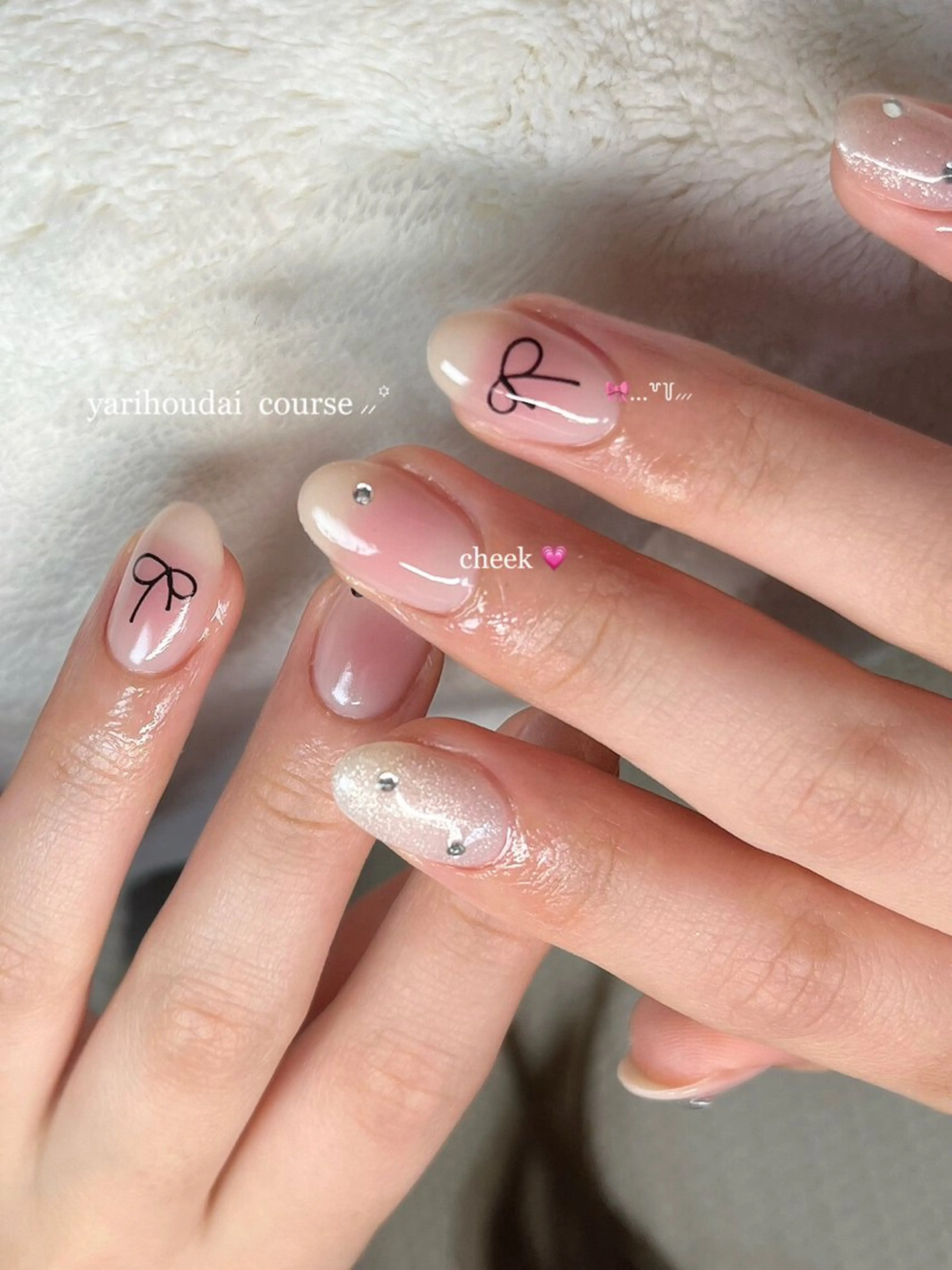 ネイル dimples yuki🎀 ꒷꒦♡のネイルデザイン