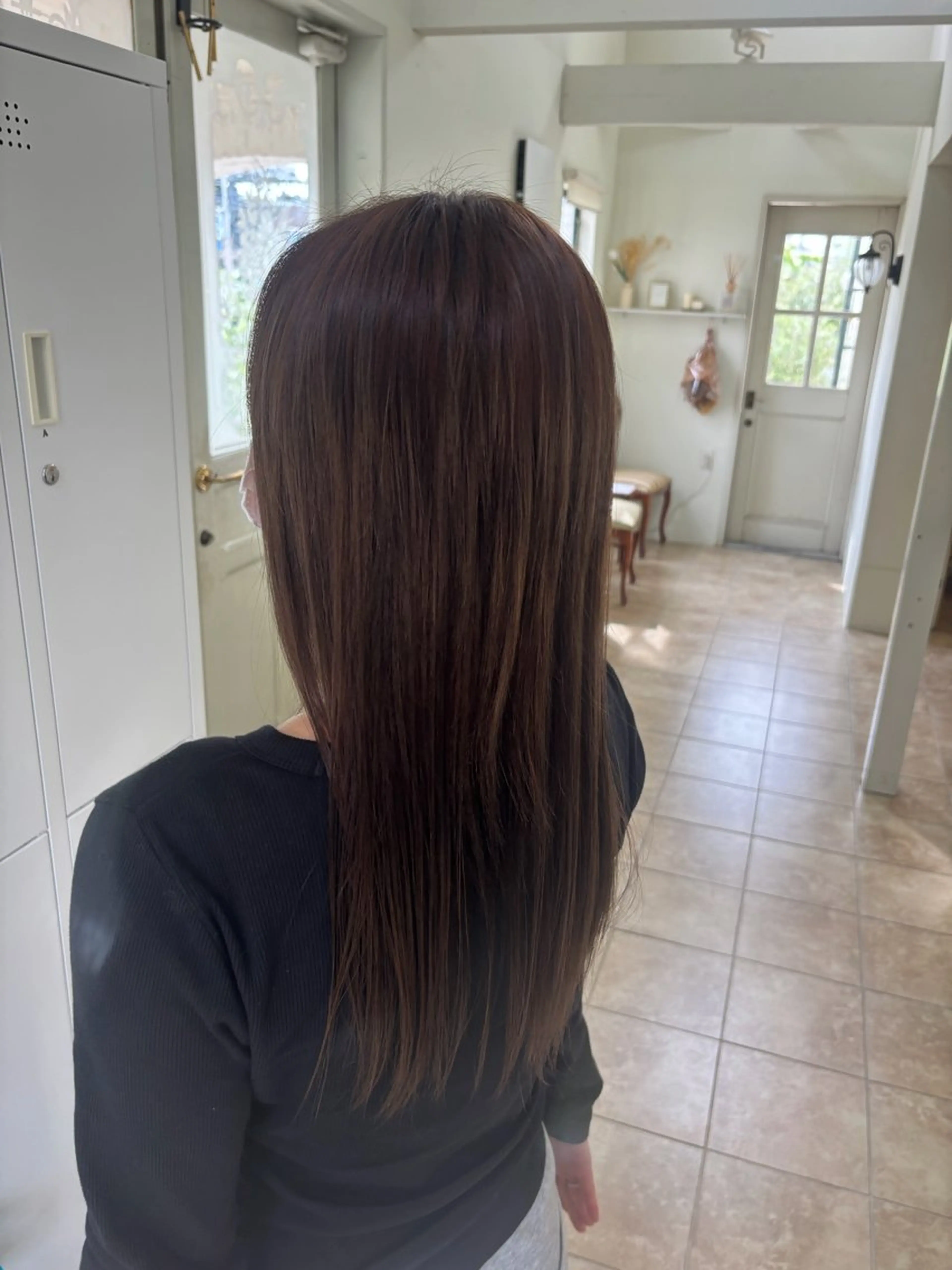 セミロング 古川 心のヘアスタイル