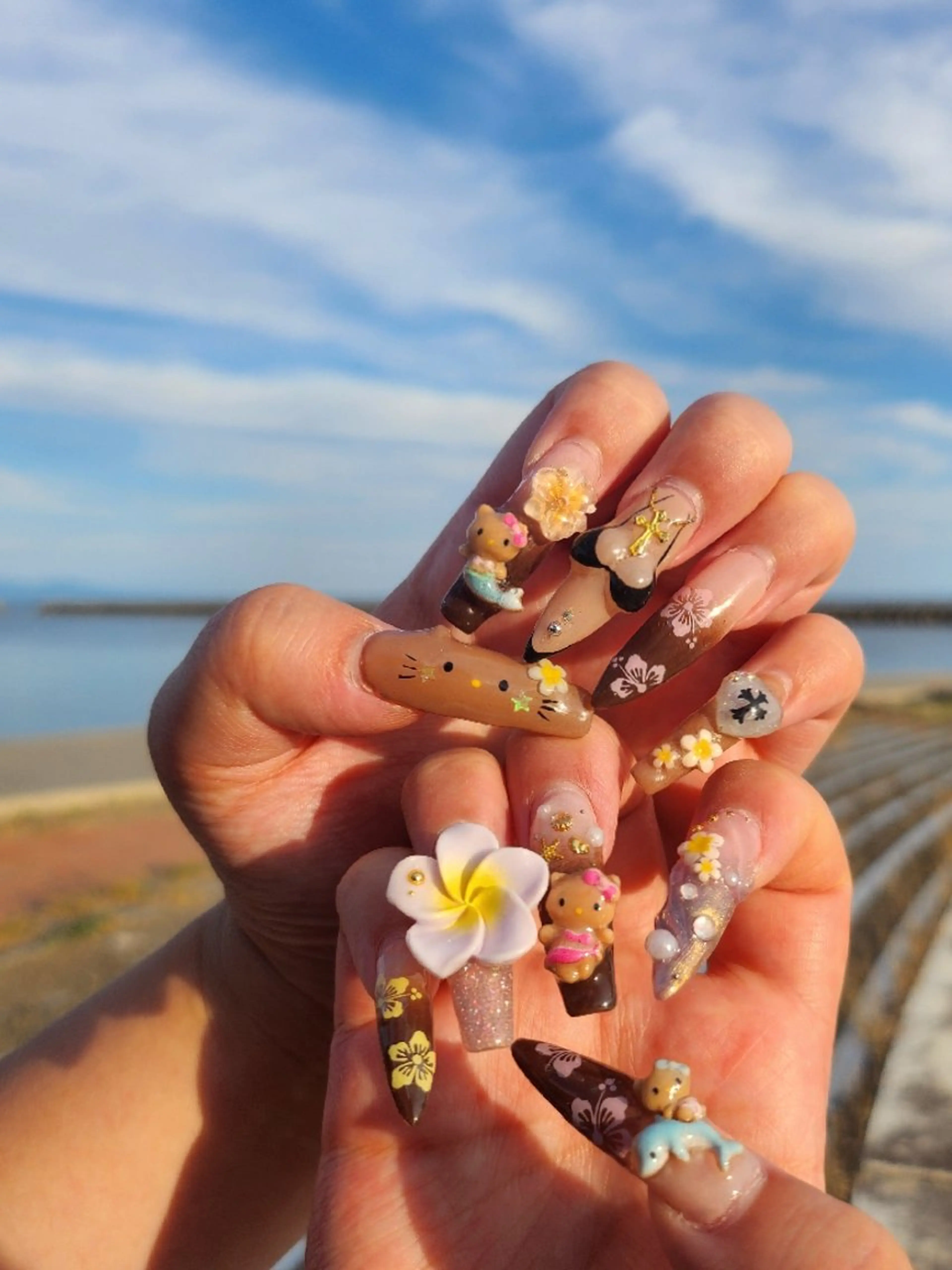 ネイル ハンドネイル 💜bora .のネイルデザイン