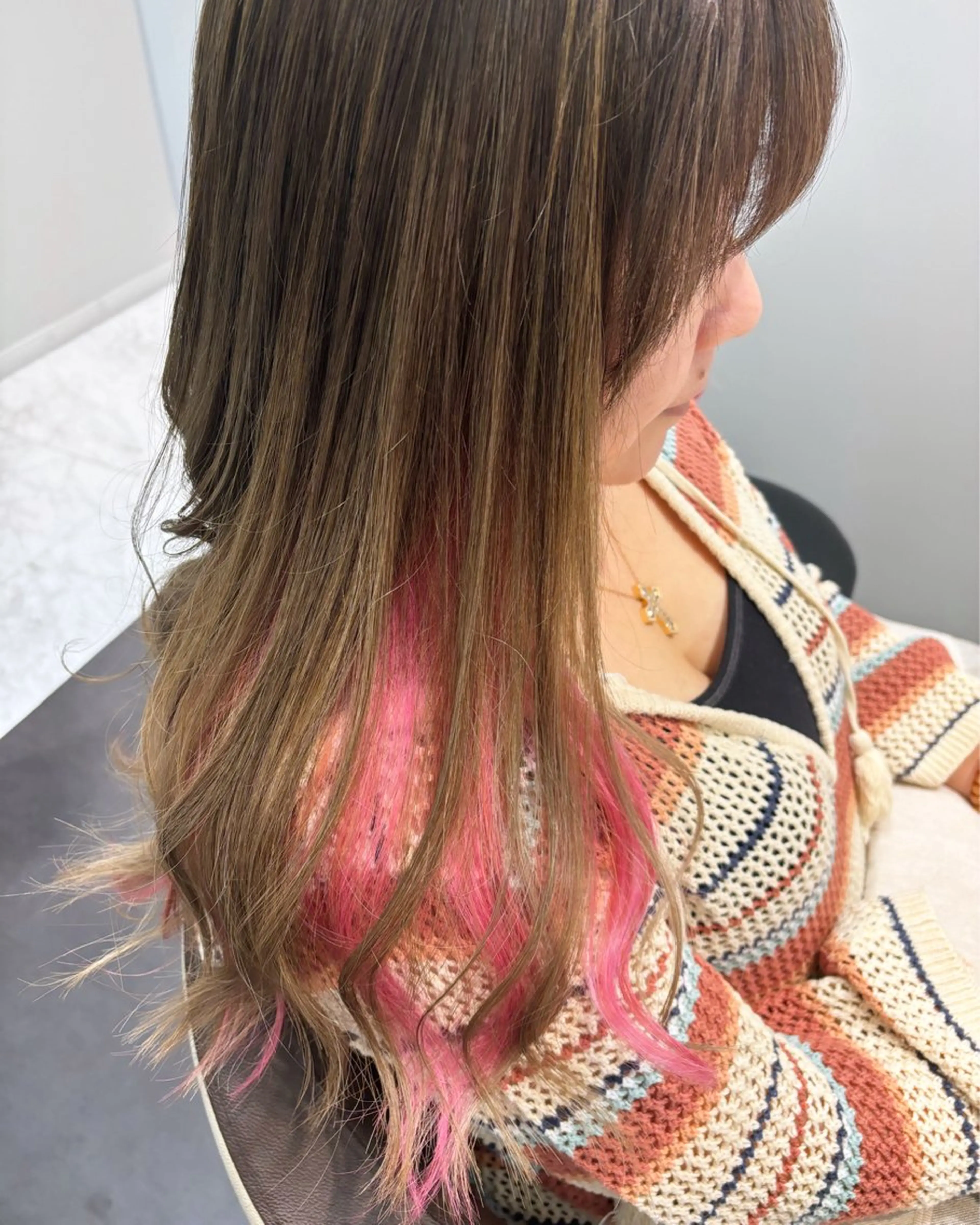 ロング カラー カット ヘアカラー Mina Akiyamaのヘアスタイル