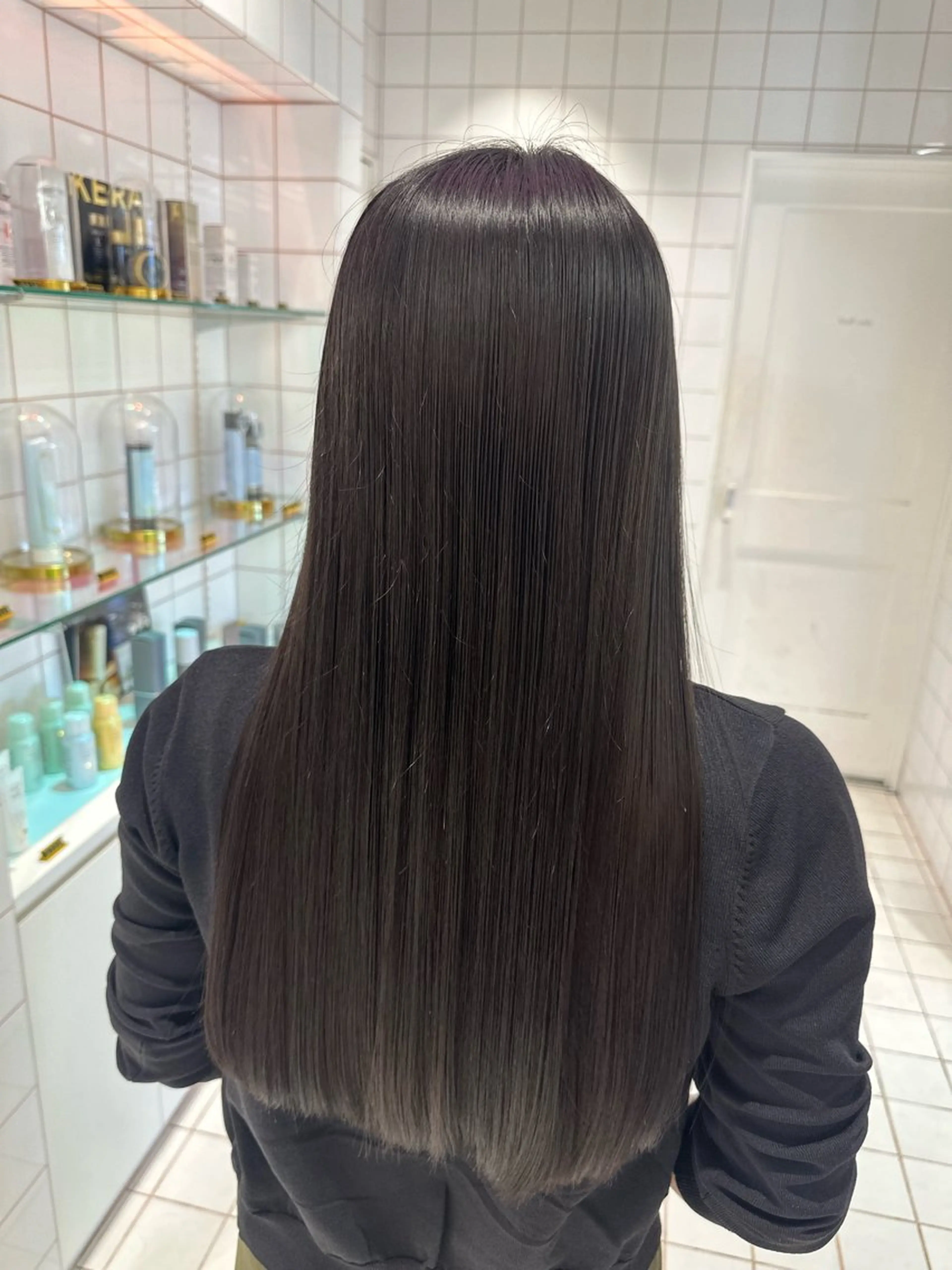 ロング トリートメント カット ヘアカラー トリートメント ✨縮毛矯正✨レイヤー ホウダカズヒロのヘアスタイル