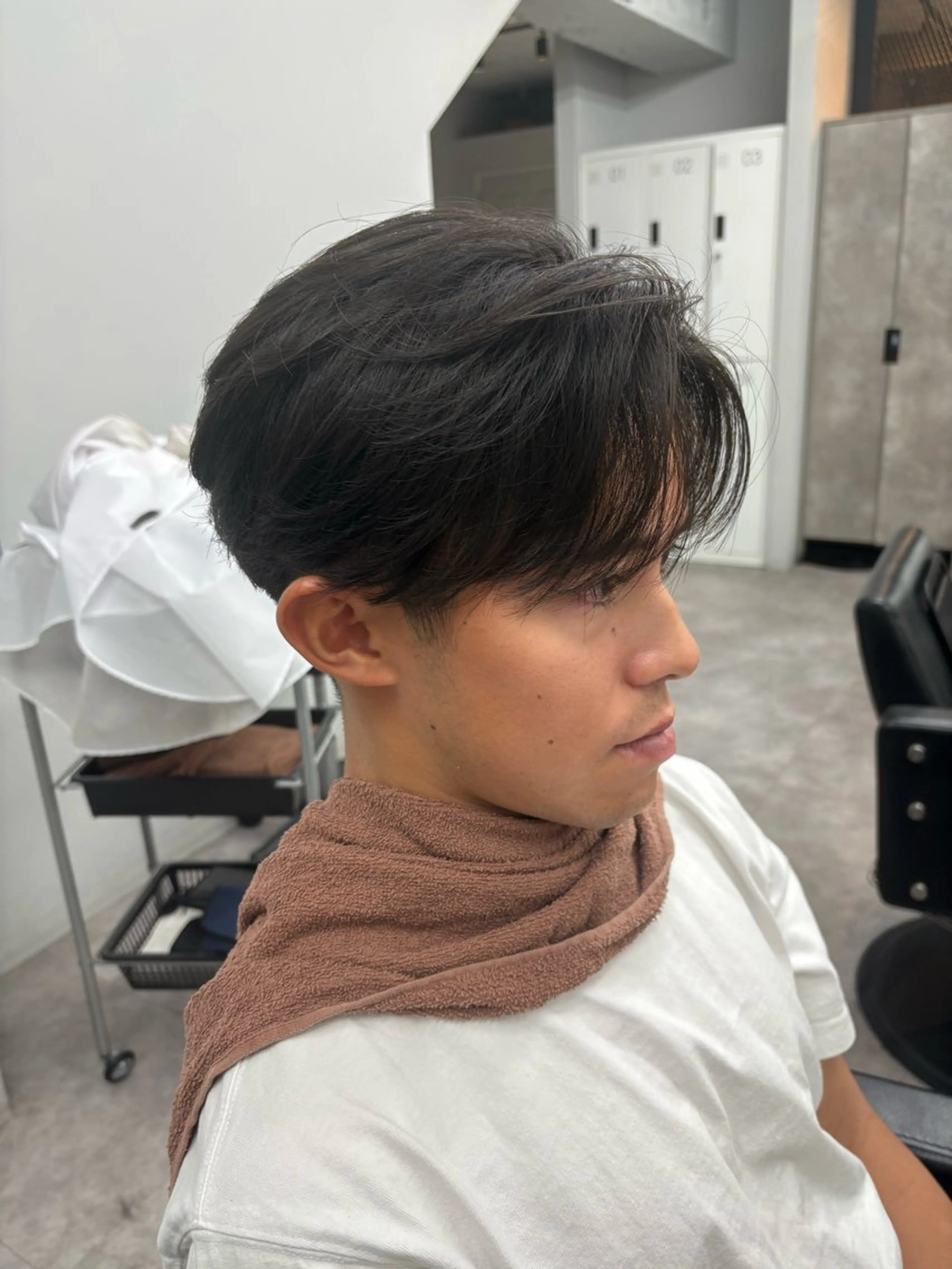 ショート メンズ 刈り上げ 鈴木 メンズ北千住のヘアスタイル