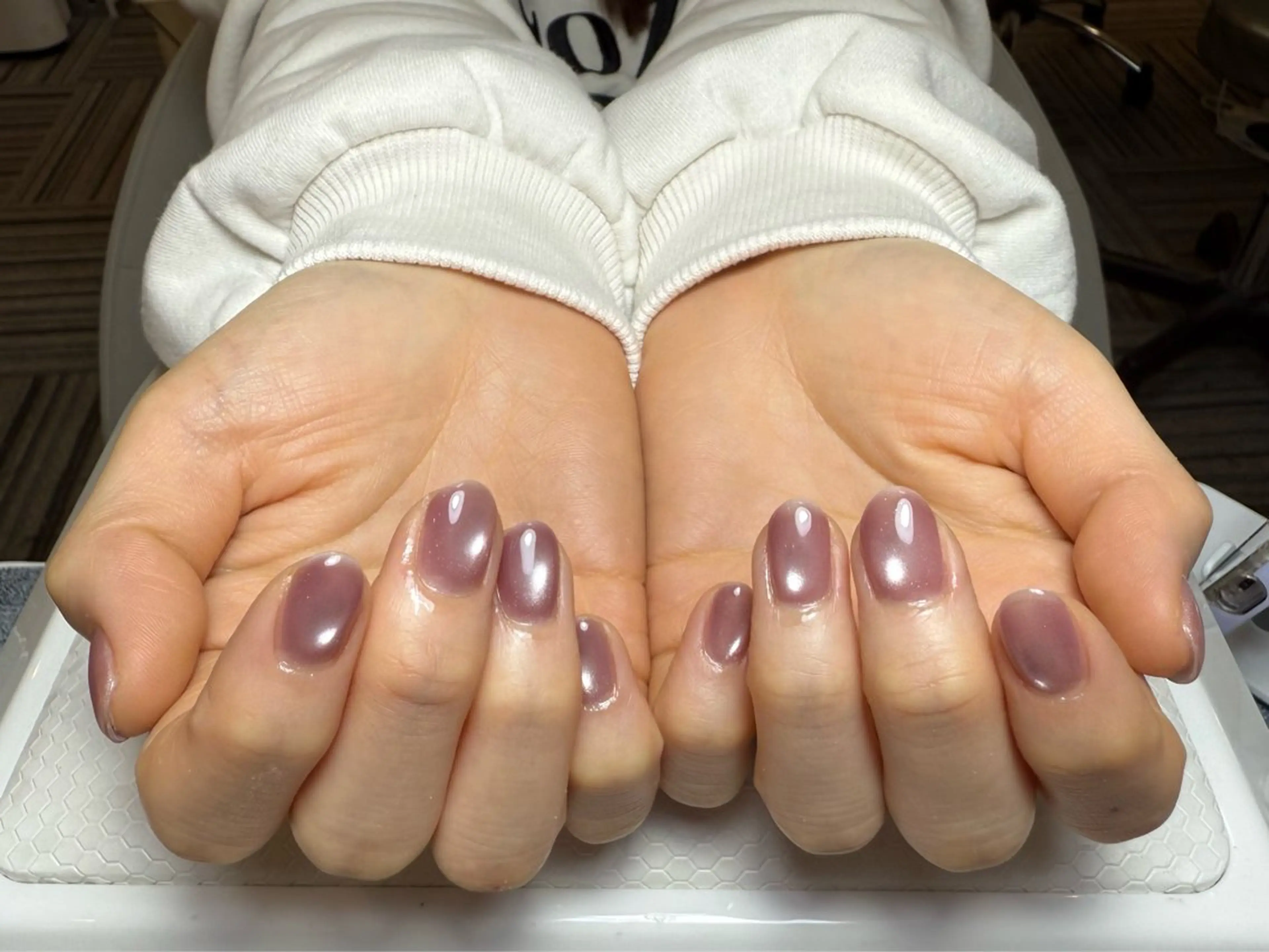 ネイル チークネイル フットネイル フレンチネイル ジェルネイル ガラスフレンチ ハンドネイル ハンドケア Niko Ayaのネイルデザイン