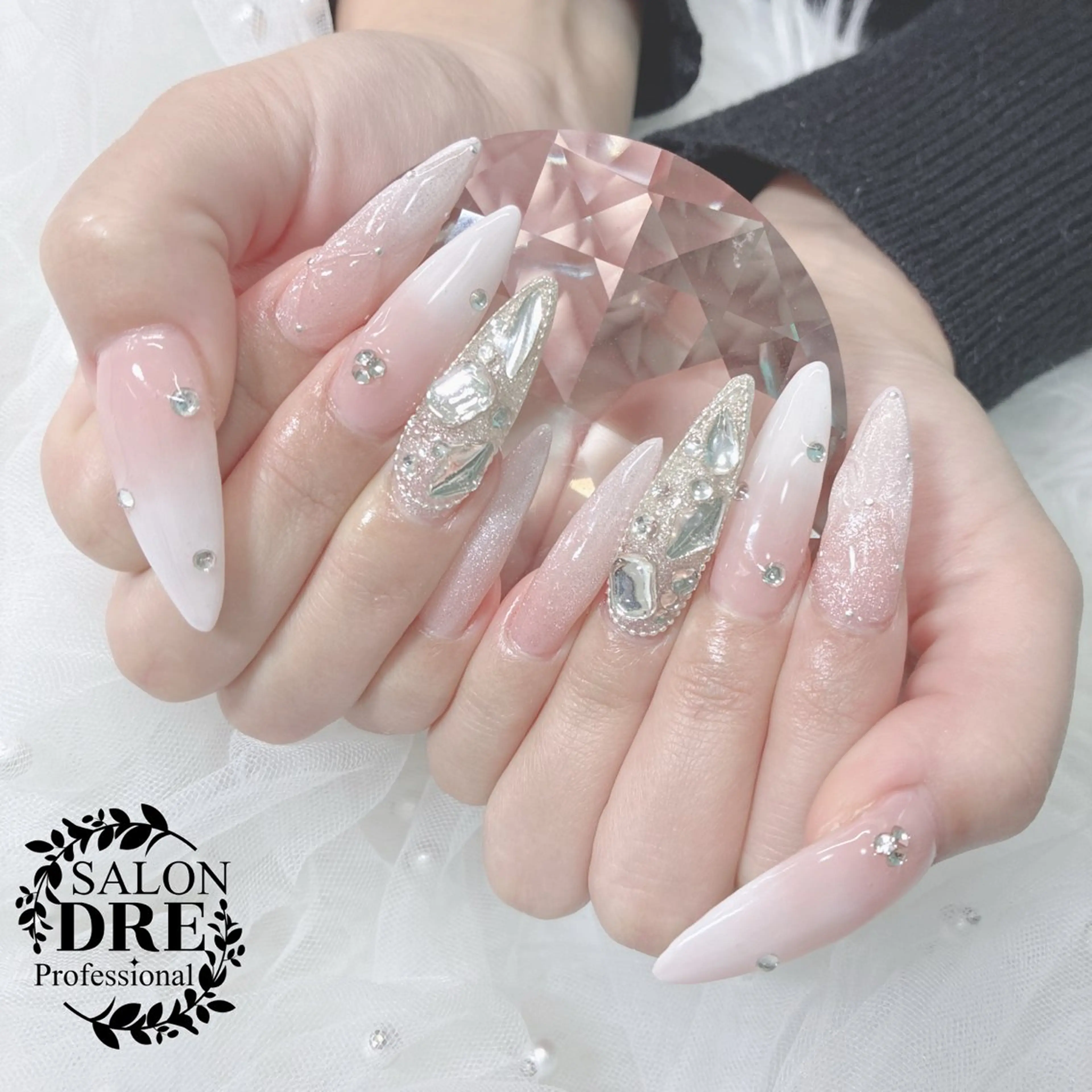 チップ長さだし10本+デザイン💅の写真