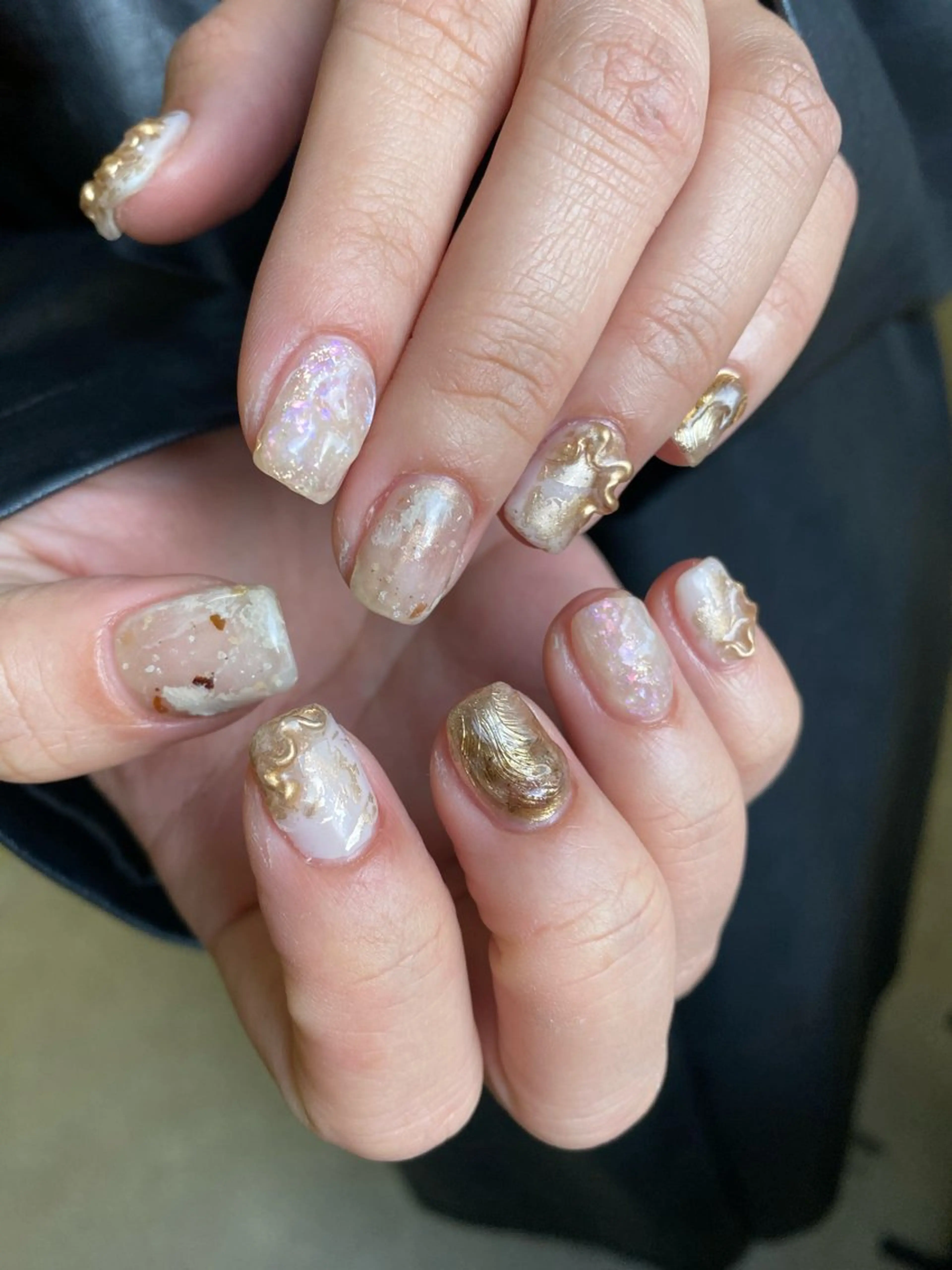 ネイル ジェルネイル マグネットネイル 持ち込み ニュアンスネイル ワンカラーネイル ハンドネイル 草加ニュアンスネイル 🌚hersのネイルデザイン