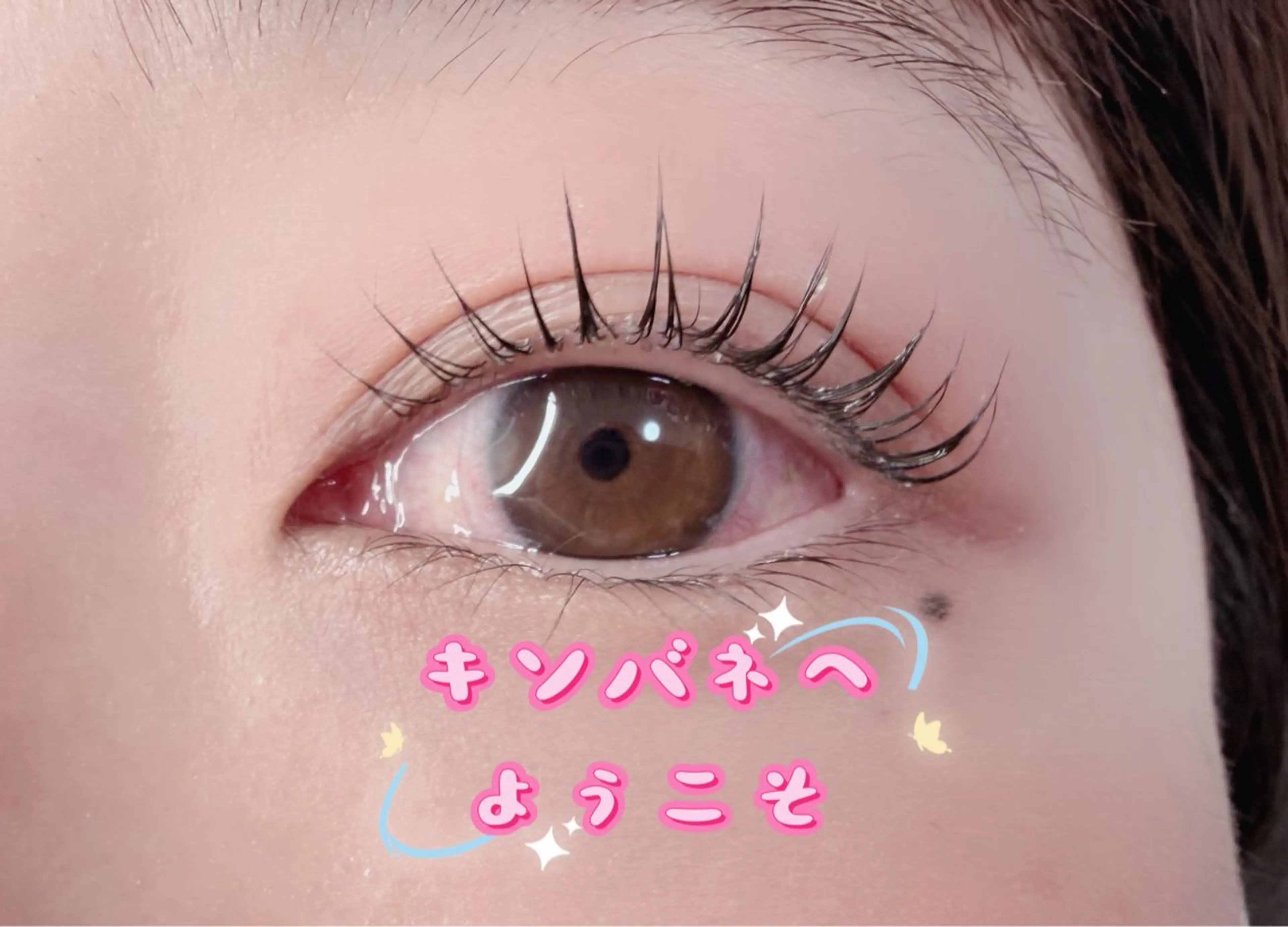 マツエク・マツパ 韓国風マツエク パリジェンヌラッシュリフト まつげパーマ 下まつげエクステ 一重×まつ毛パーマ マツパ キンバネ・サロン 高田馬場店のマツエク・マツパデザイン