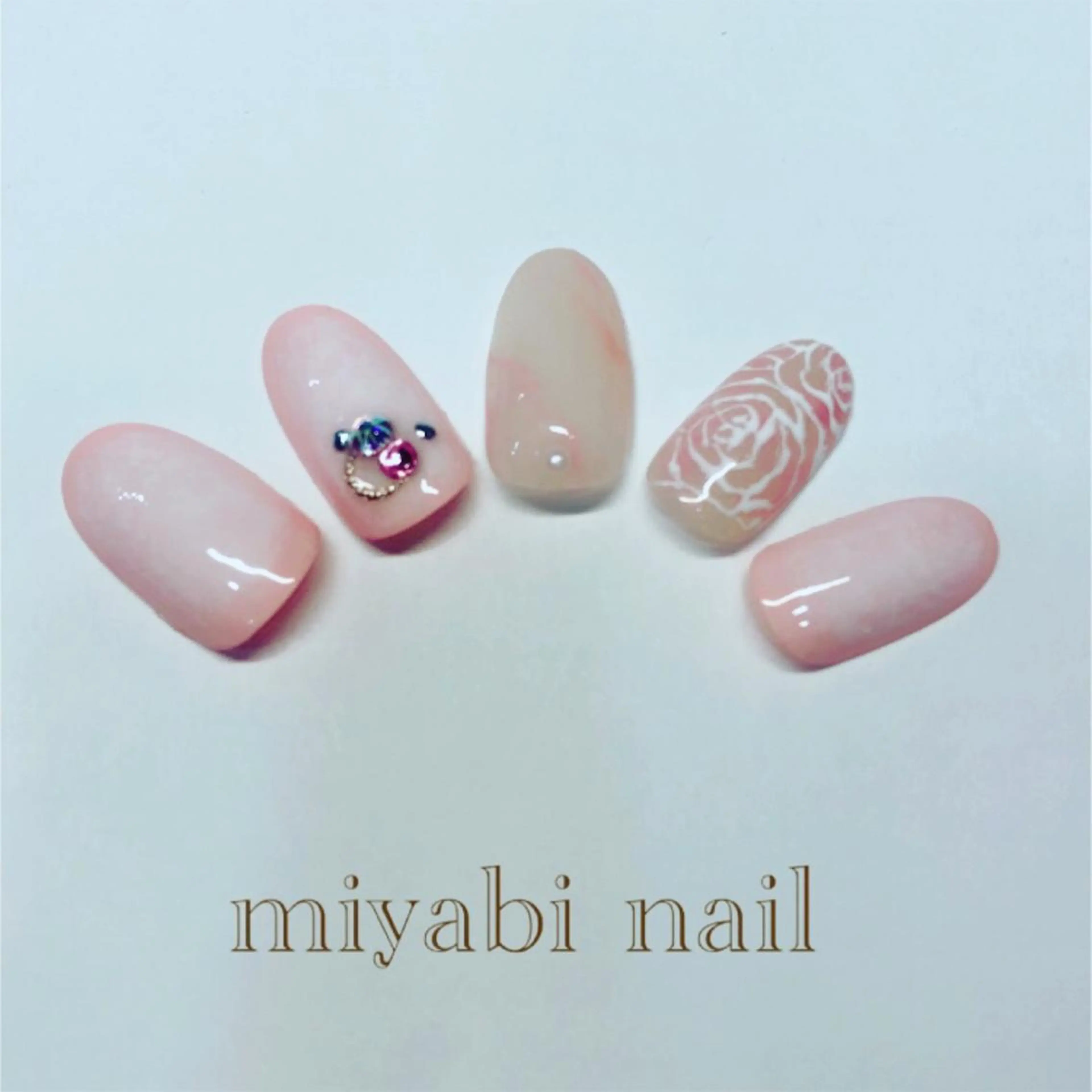 ネイル miyabi nail 桂川駅近くのネイルデザイン