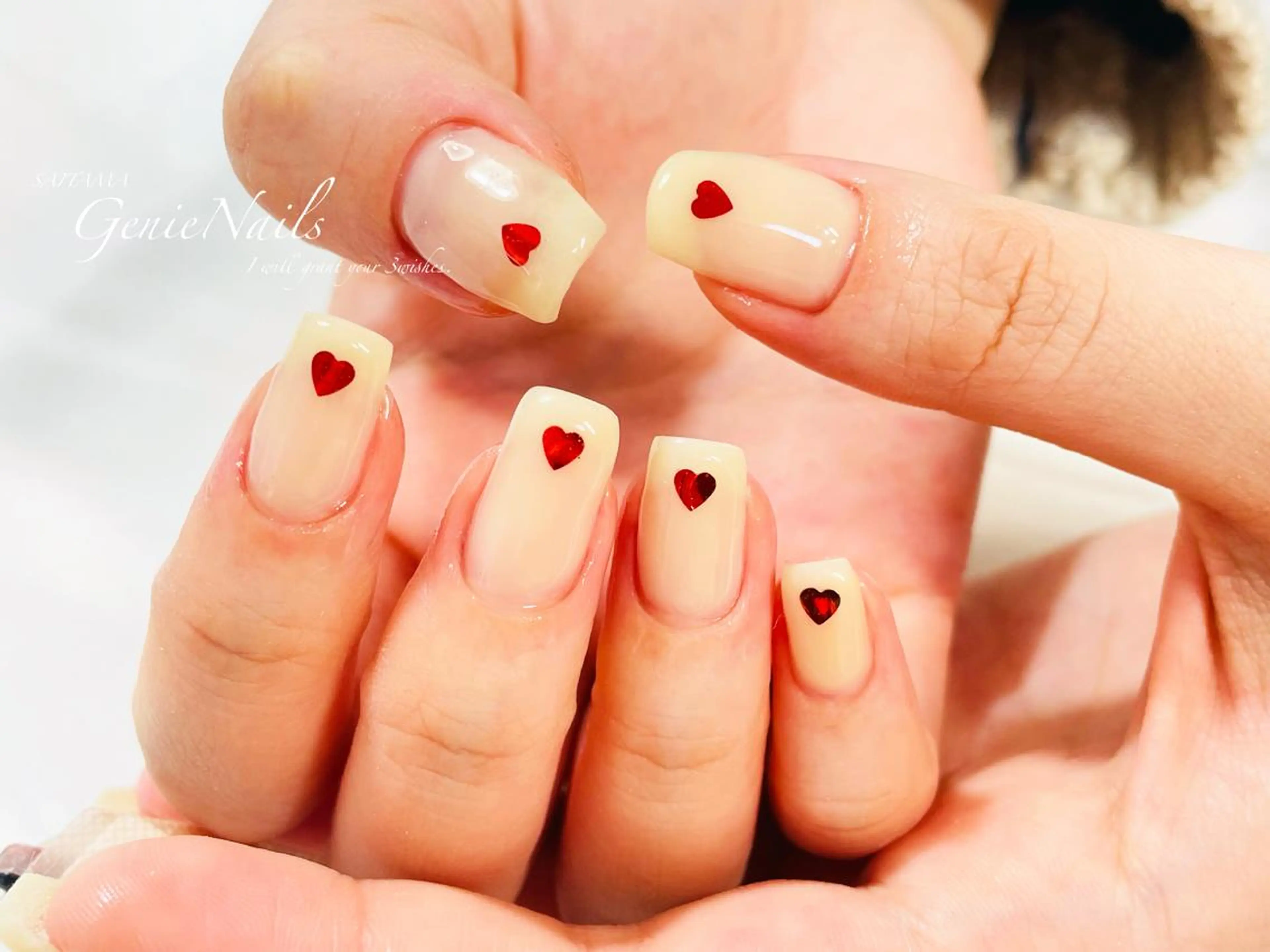 メンズ ネイル アートネイル フットネイル メンズネイル 持ち込み バレンタイン Genie Nailsのネイルデザイン