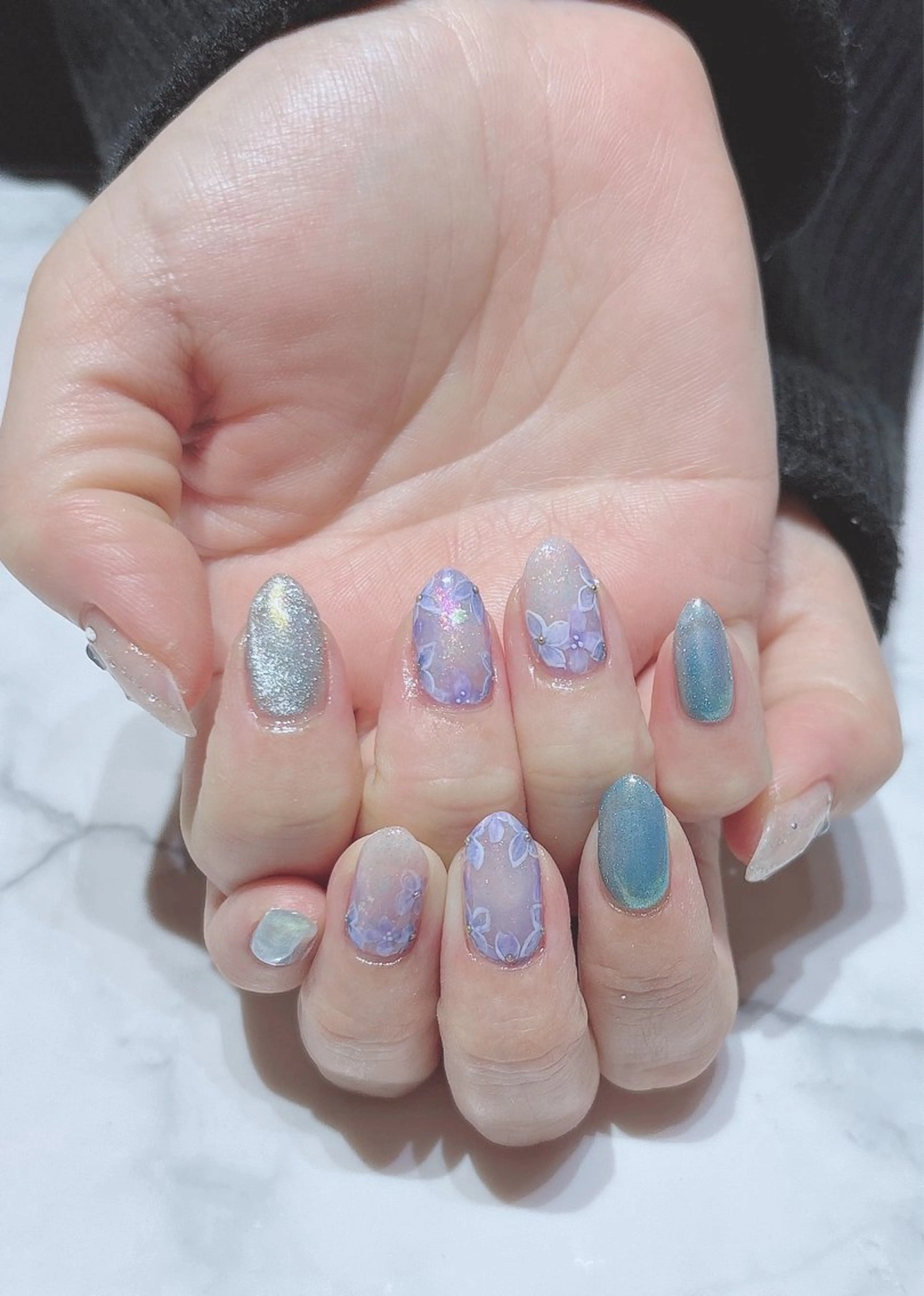 ネイル 持ち込み ネイルサロン Belleのネイルデザイン